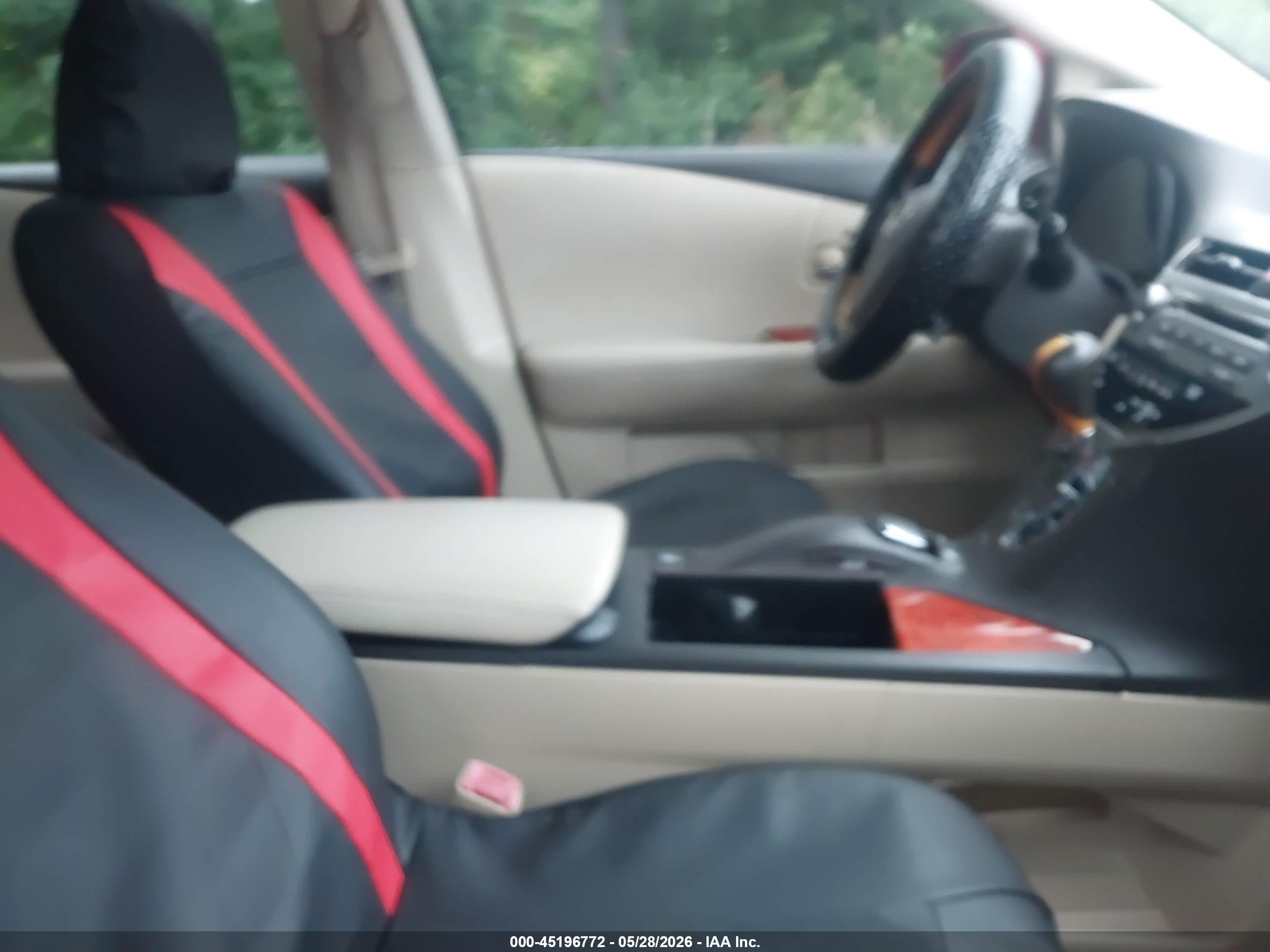 2010 Lexus Rx 350   Red vin: 2T2BK1BA9AC055631