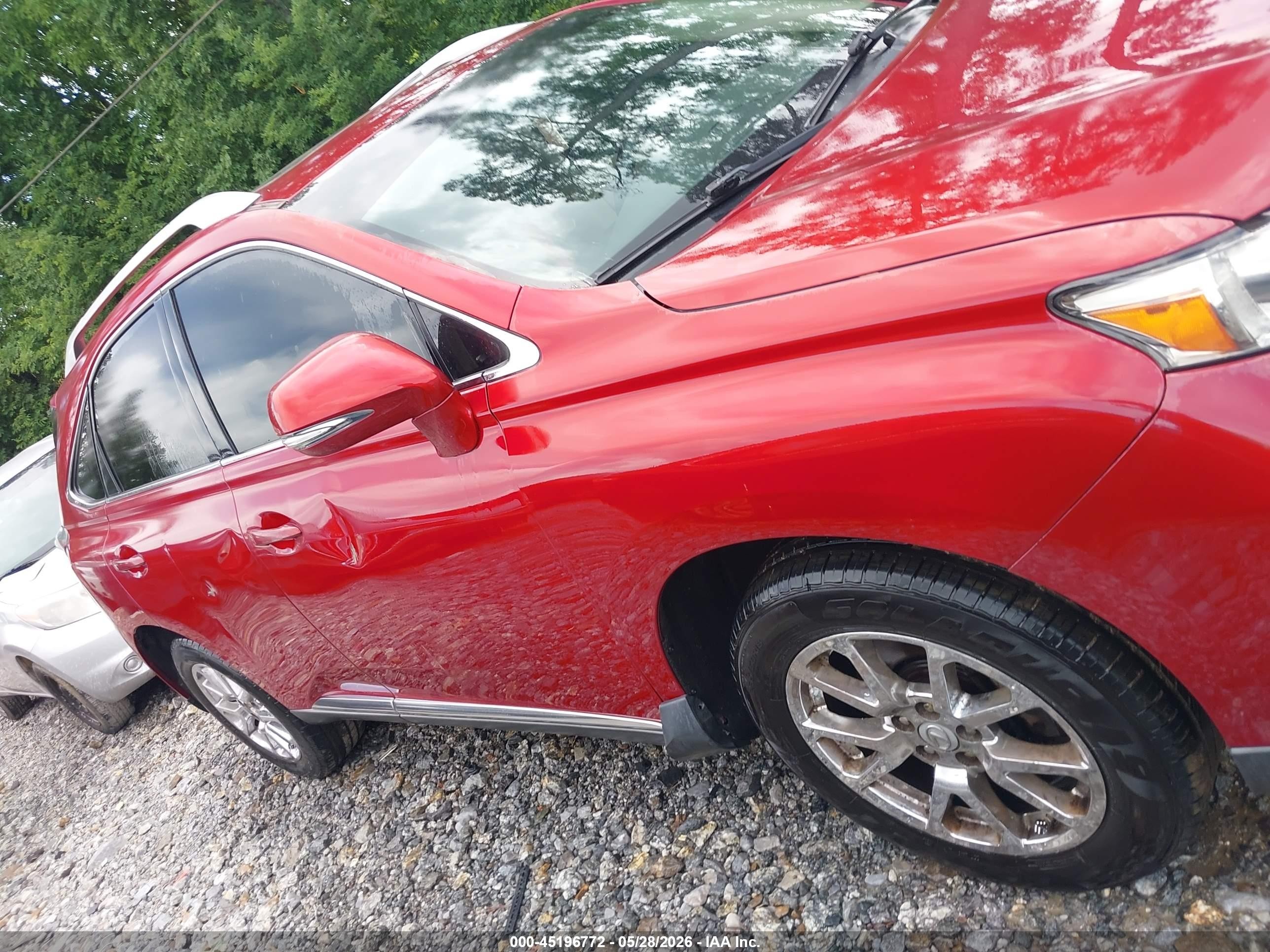 2010 Lexus Rx 350   Red vin: 2T2BK1BA9AC055631