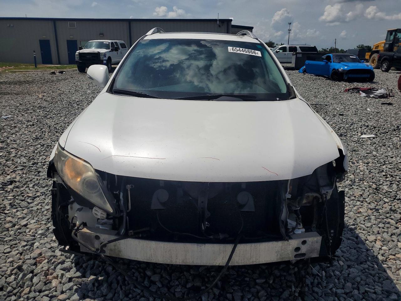 2010 Lexus Rx 350 White vin: 2T2BK1BA9AC067598