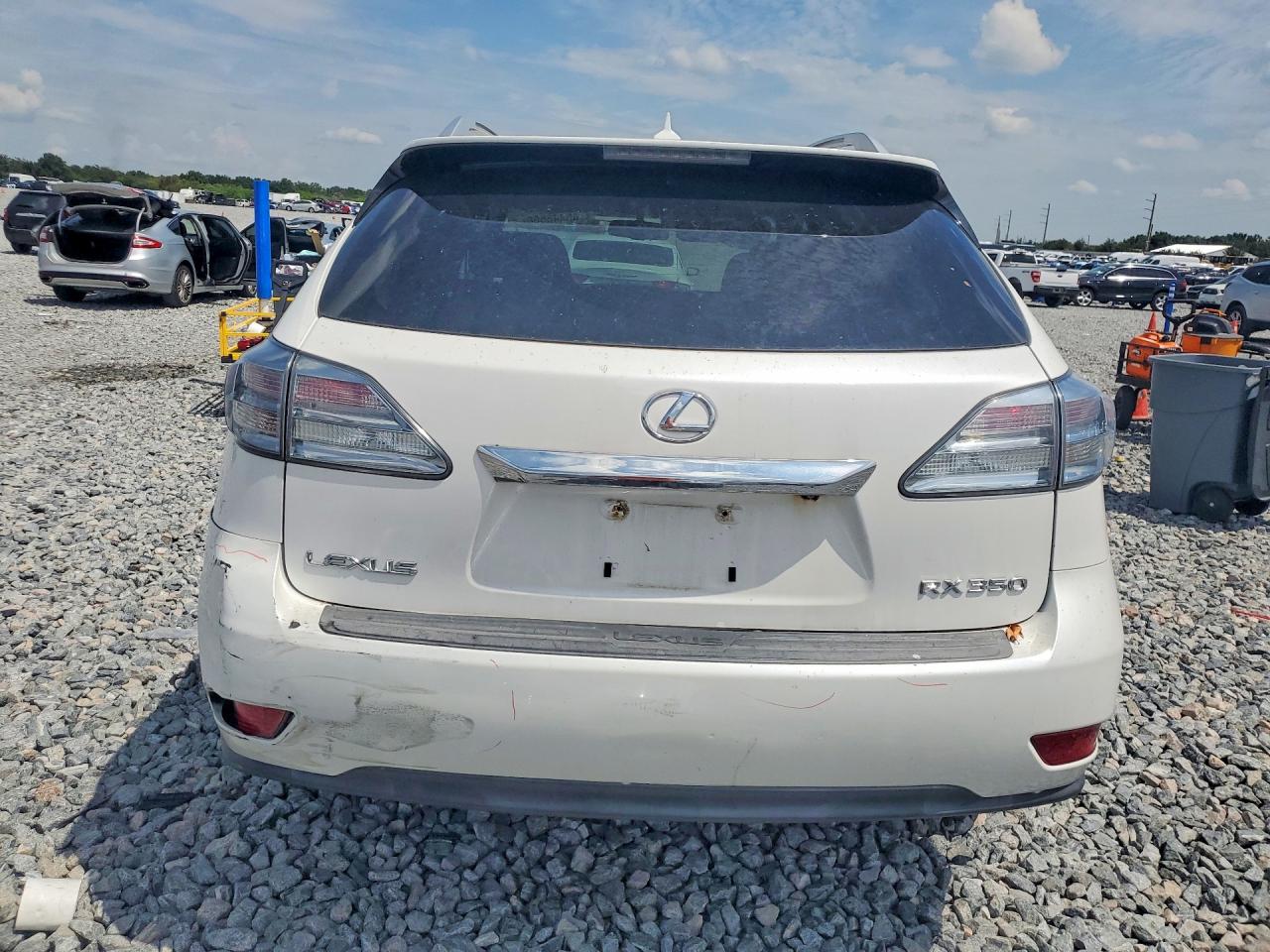 2010 Lexus Rx 350 White vin: 2T2BK1BA9AC067598