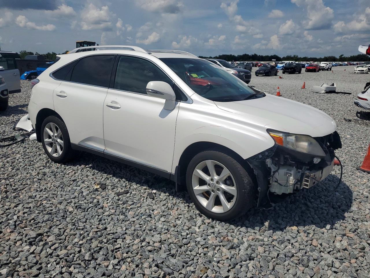 2010 Lexus Rx 350 White vin: 2T2BK1BA9AC067598