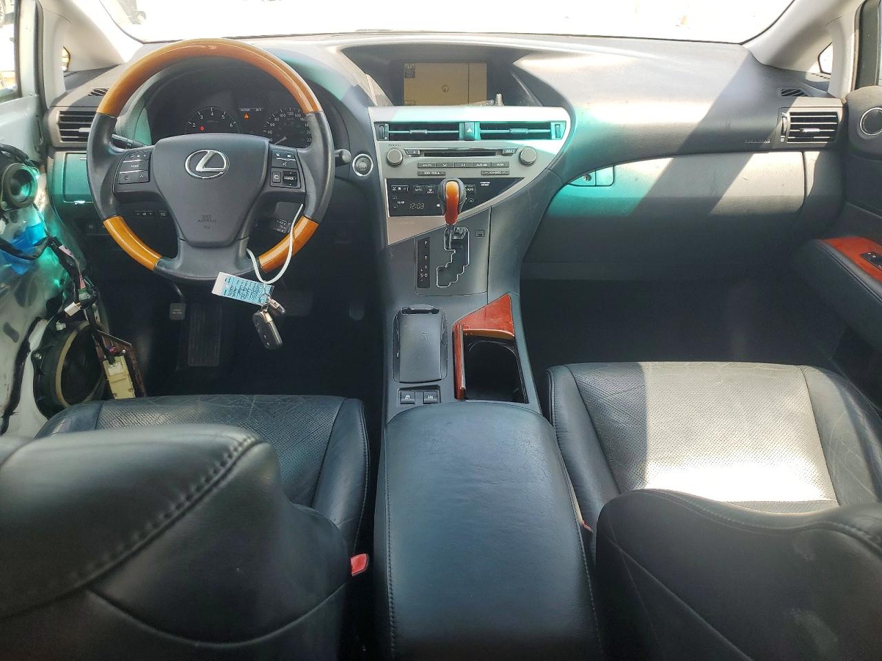 2010 Lexus Rx 350 White vin: 2T2BK1BA9AC067598