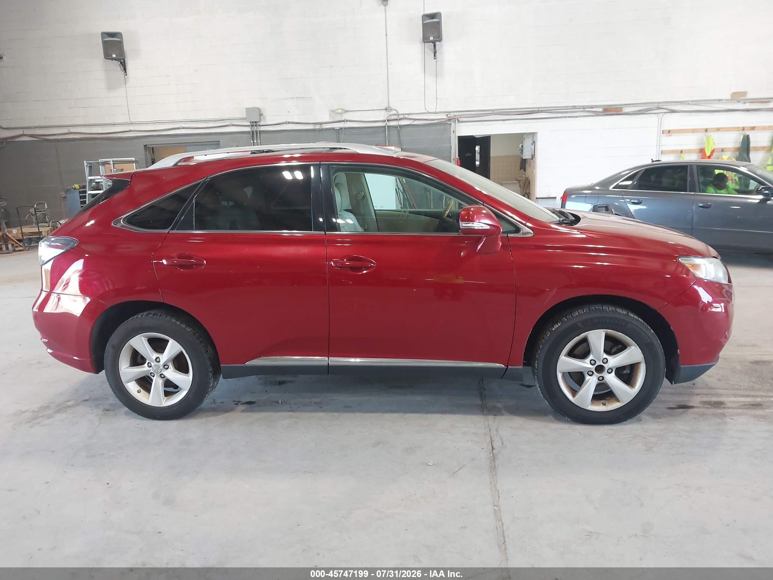 2010 Lexus Rx 350   Red vin: 2T2BK1BA9AC069898