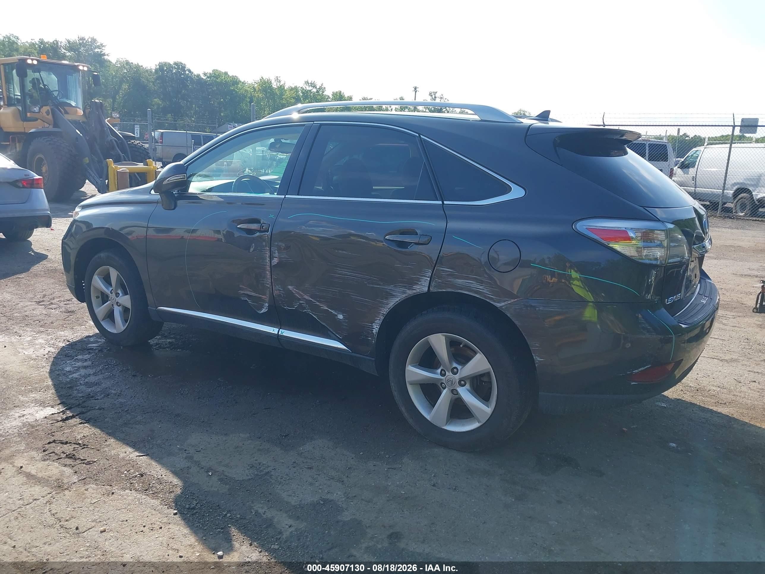 2010 Lexus Rx 350   Gray vin: 2T2BK1BA9AC077676