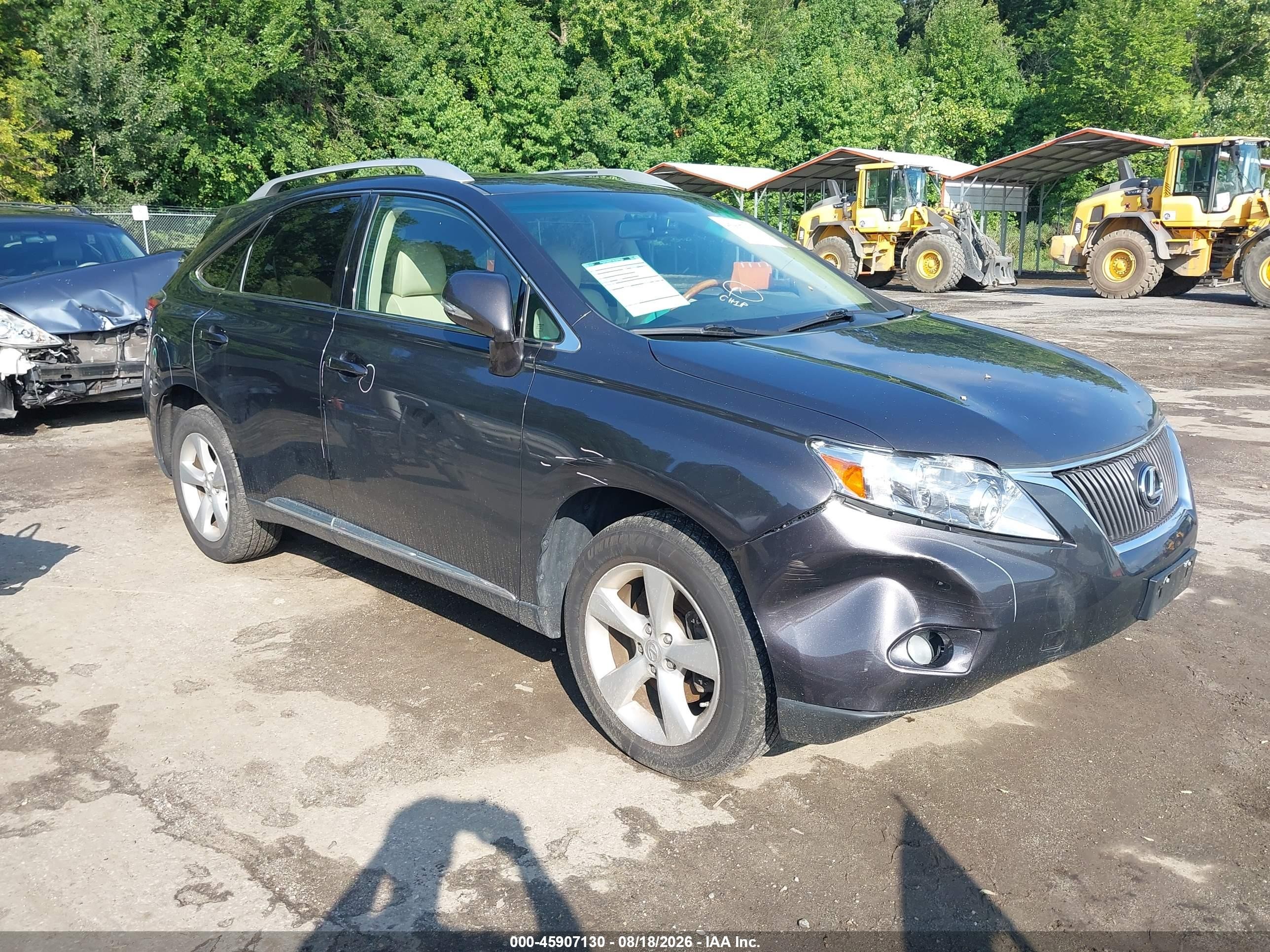 2010 Lexus Rx 350   Gray vin: 2T2BK1BA9AC077676