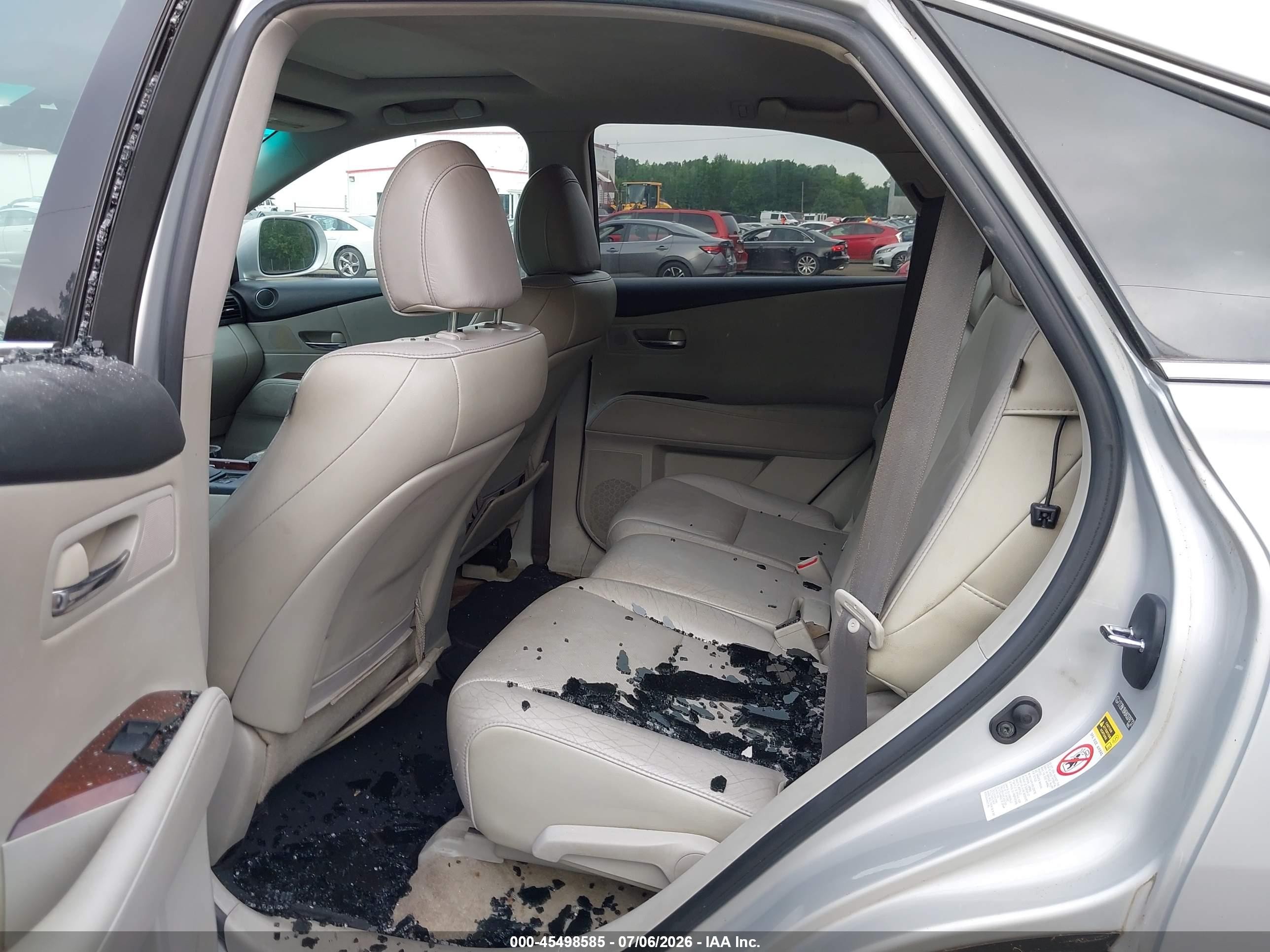 2010 Lexus Rx 350   Серебряный vin: 2T2BK1BA9AC078732