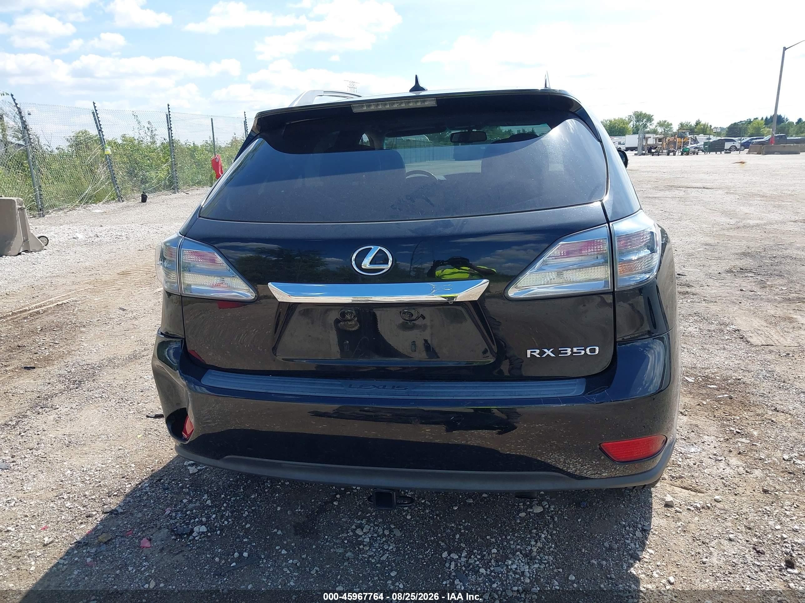 2011 Lexus Rx 350 Black vin: 2T2BK1BA9BC086721