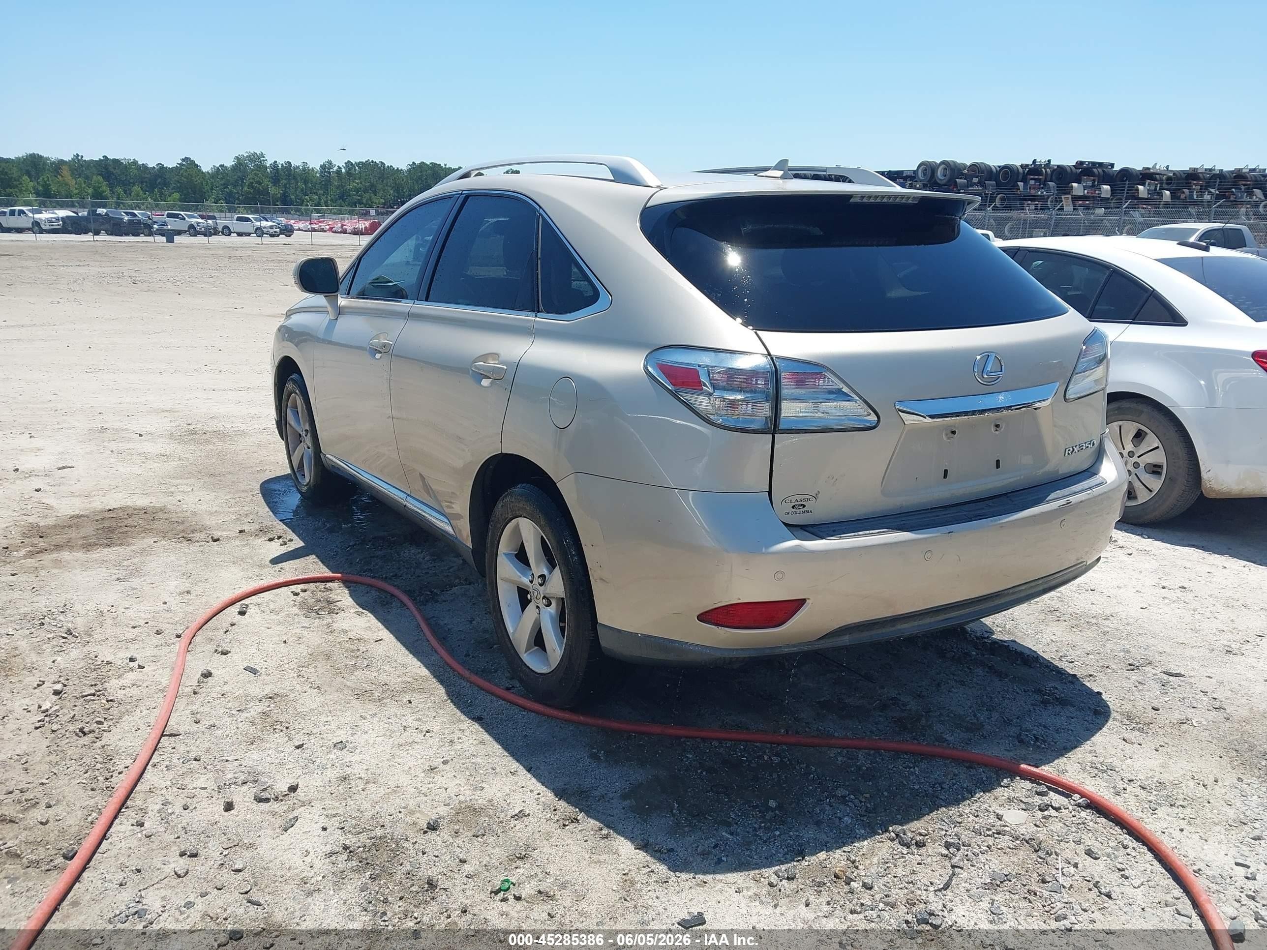 2011 Lexus Rx 350   Champagne vin: 2T2BK1BA9BC108913