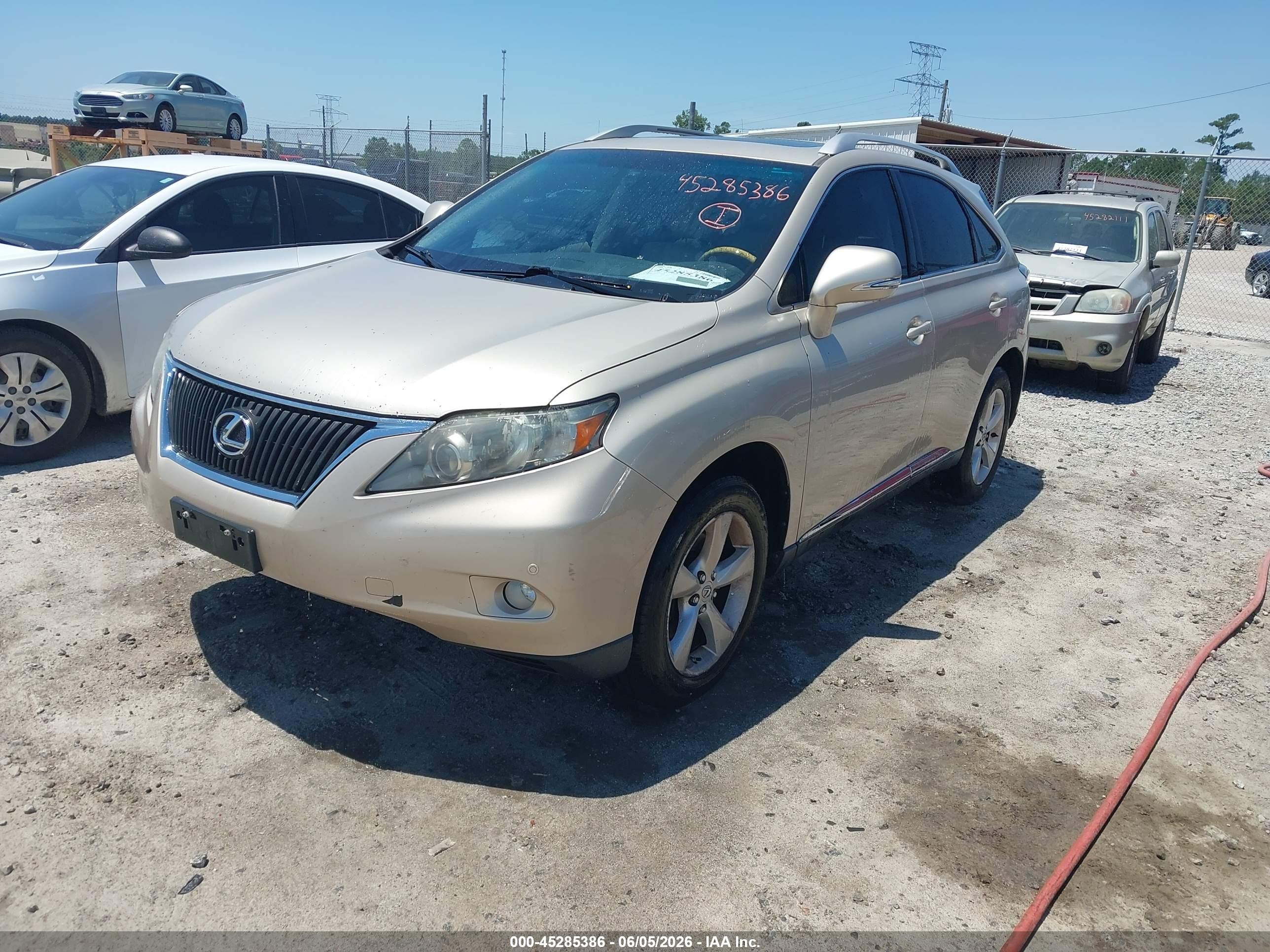 2011 Lexus Rx 350   Champagne vin: 2T2BK1BA9BC108913
