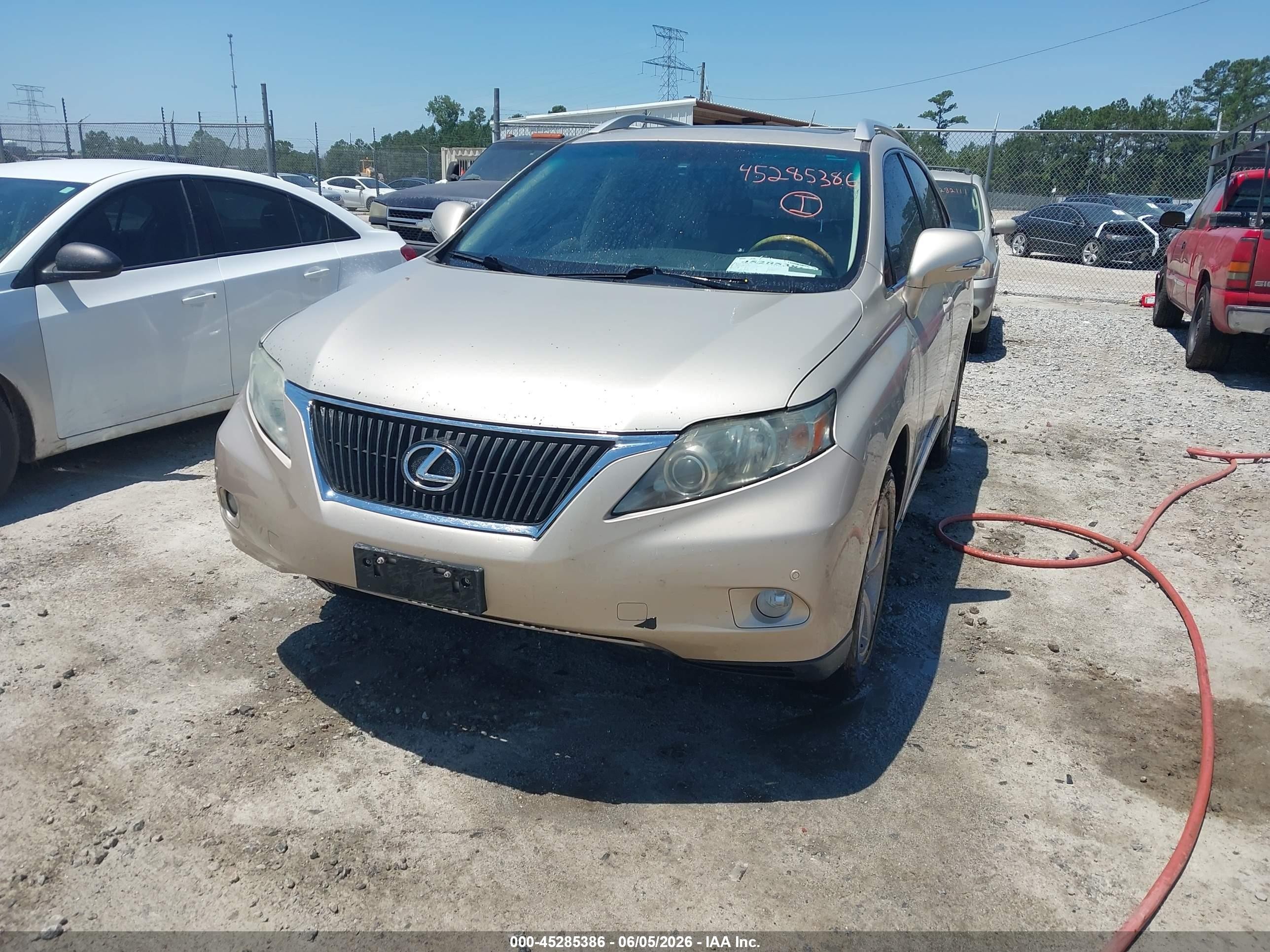2011 Lexus Rx 350   Champagne vin: 2T2BK1BA9BC108913