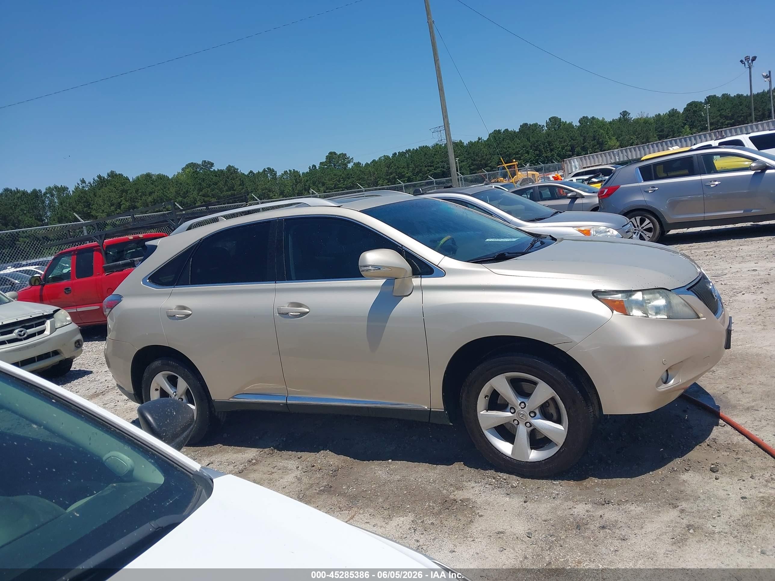 2011 Lexus Rx 350   Champagne vin: 2T2BK1BA9BC108913