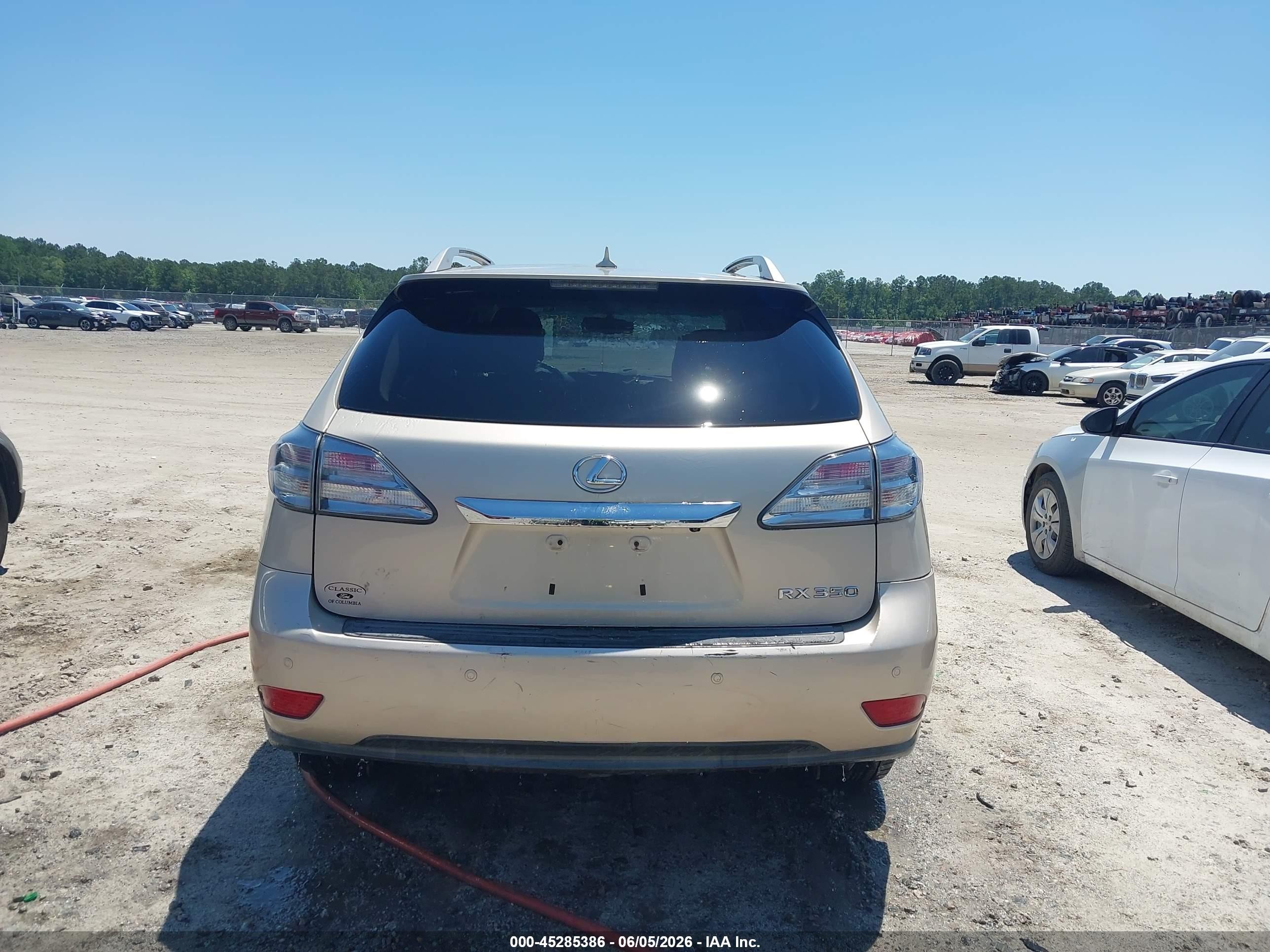 2011 Lexus Rx 350   Champagne vin: 2T2BK1BA9BC108913