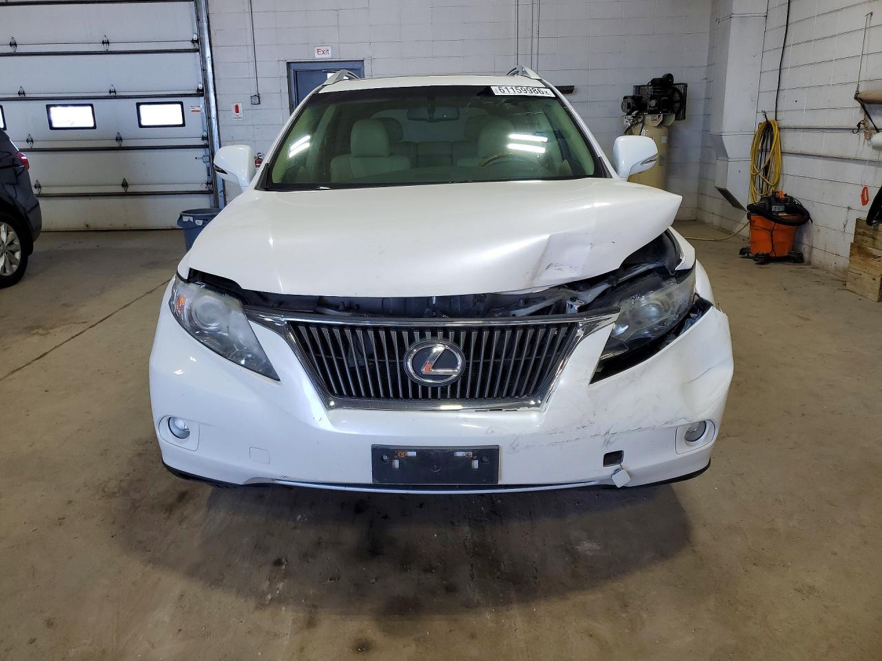 2011 Lexus Rx 350 White vin: 2T2BK1BA9BC110502
