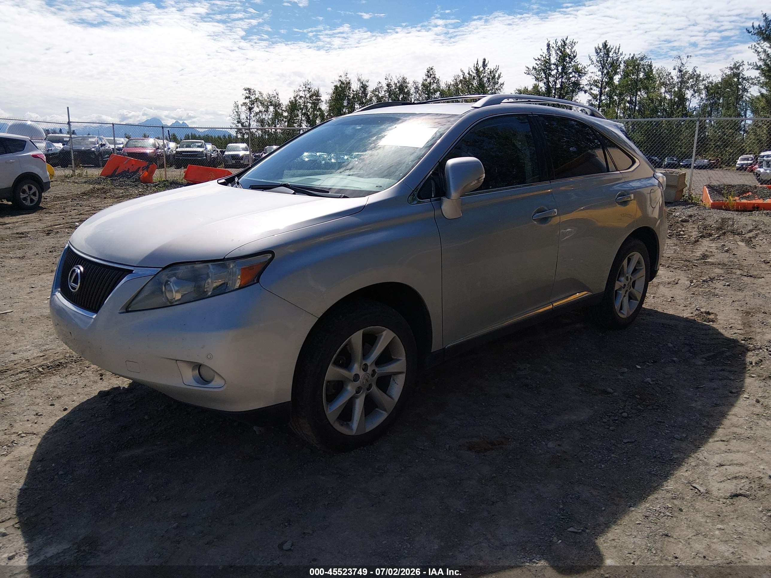 2011 Lexus Rx 350   Silver vin: 2T2BK1BA9BC111942