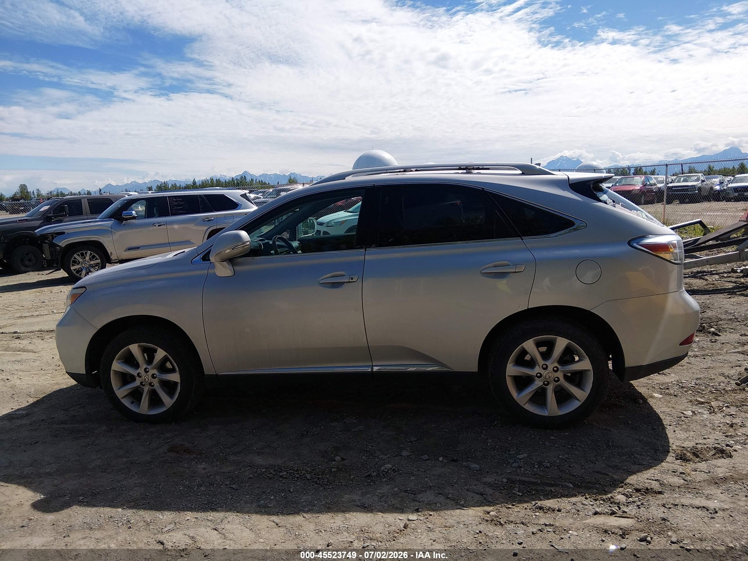 2011 Lexus Rx 350   Silver vin: 2T2BK1BA9BC111942