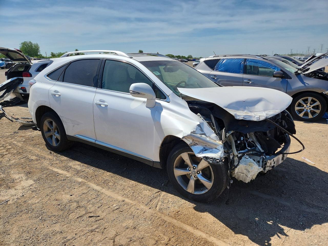 2011 Lexus Rx 350 Белый vin: 2T2BK1BA9BC112301