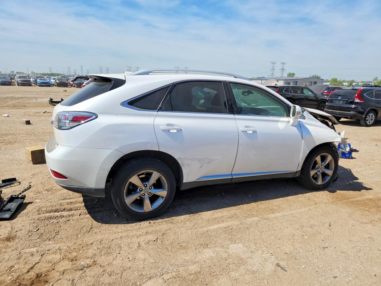 2011 Lexus Rx 350 Белый vin: 2T2BK1BA9BC112301
