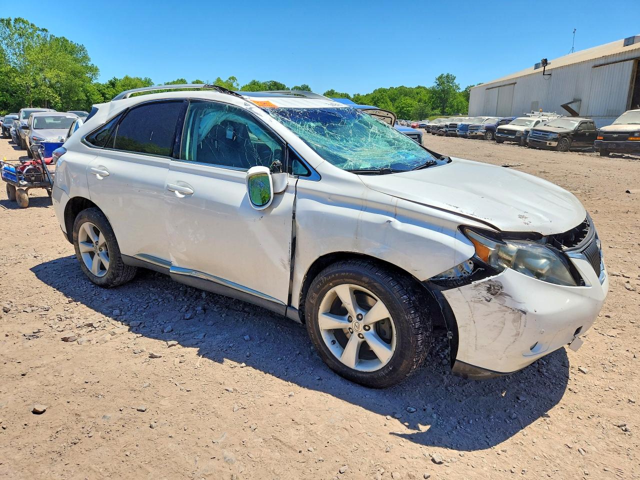 2011 Lexus Rx 350 White vin: 2T2BK1BA9BC117210