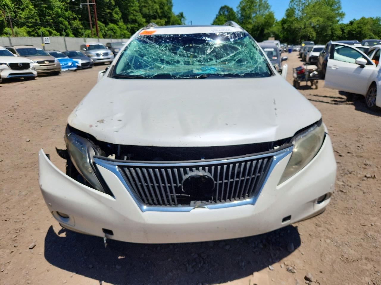 2011 Lexus Rx 350 White vin: 2T2BK1BA9BC117210