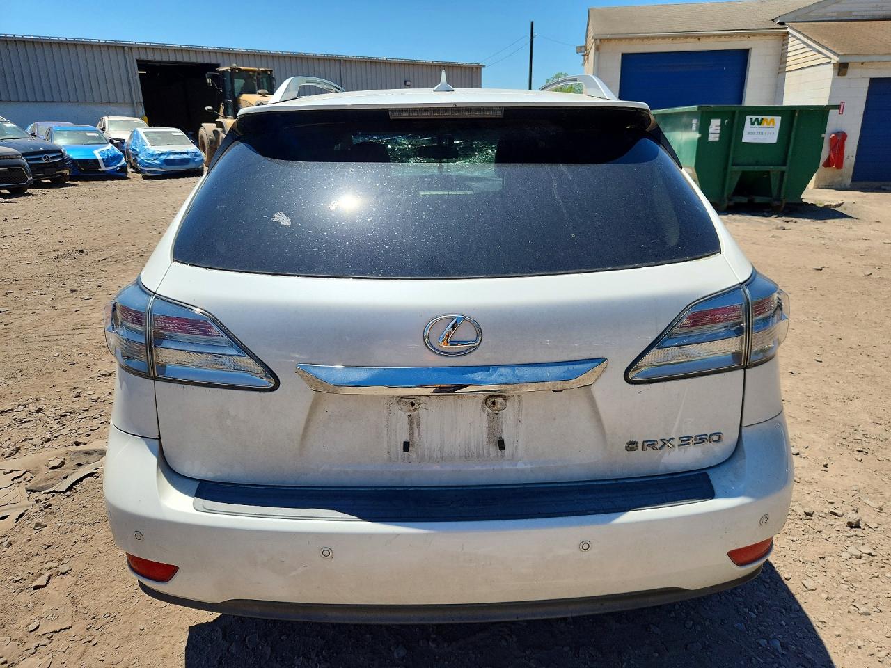 2011 Lexus Rx 350 White vin: 2T2BK1BA9BC117210
