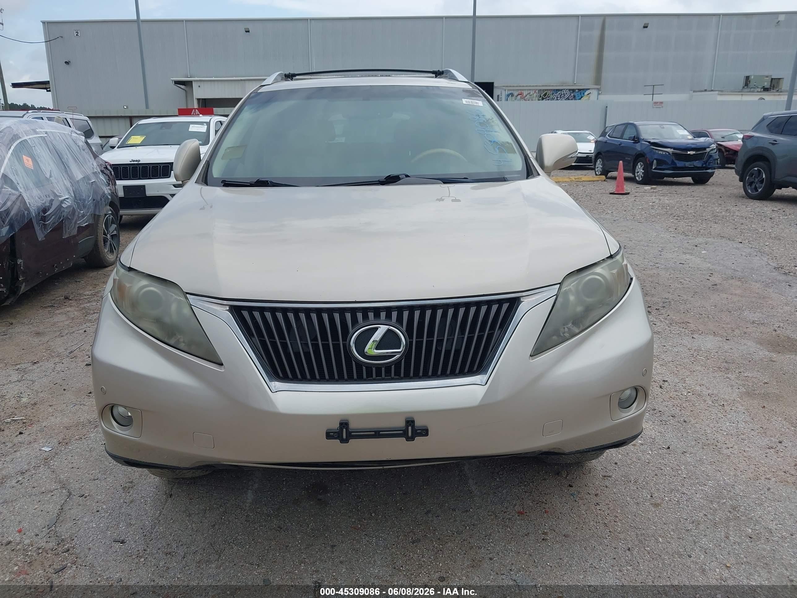 2012 Lexus Rx 350 Бежевый vin: 2T2BK1BA9CC126300