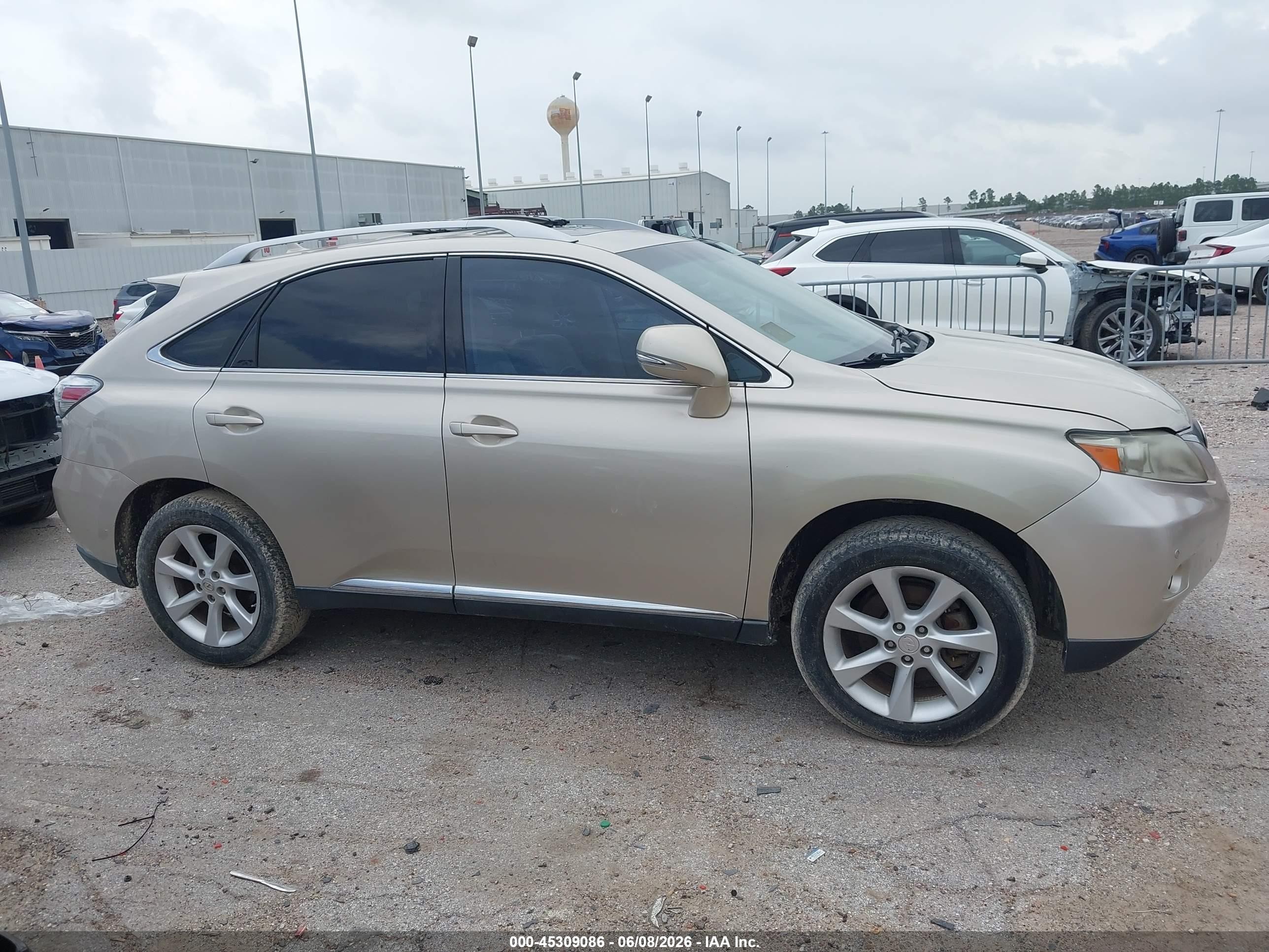 2012 Lexus Rx 350 Бежевый vin: 2T2BK1BA9CC126300