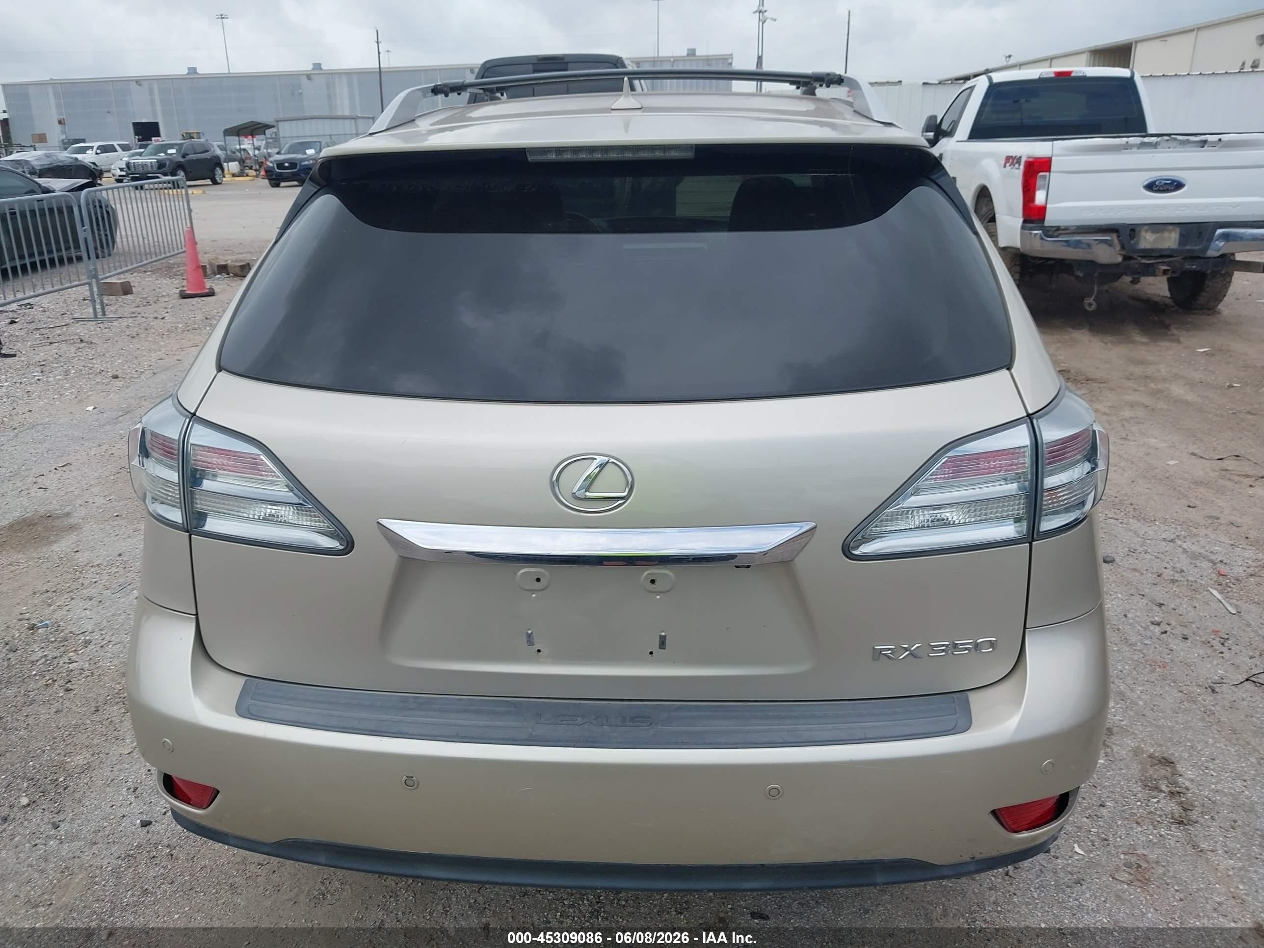 2012 Lexus Rx 350 Бежевый vin: 2T2BK1BA9CC126300