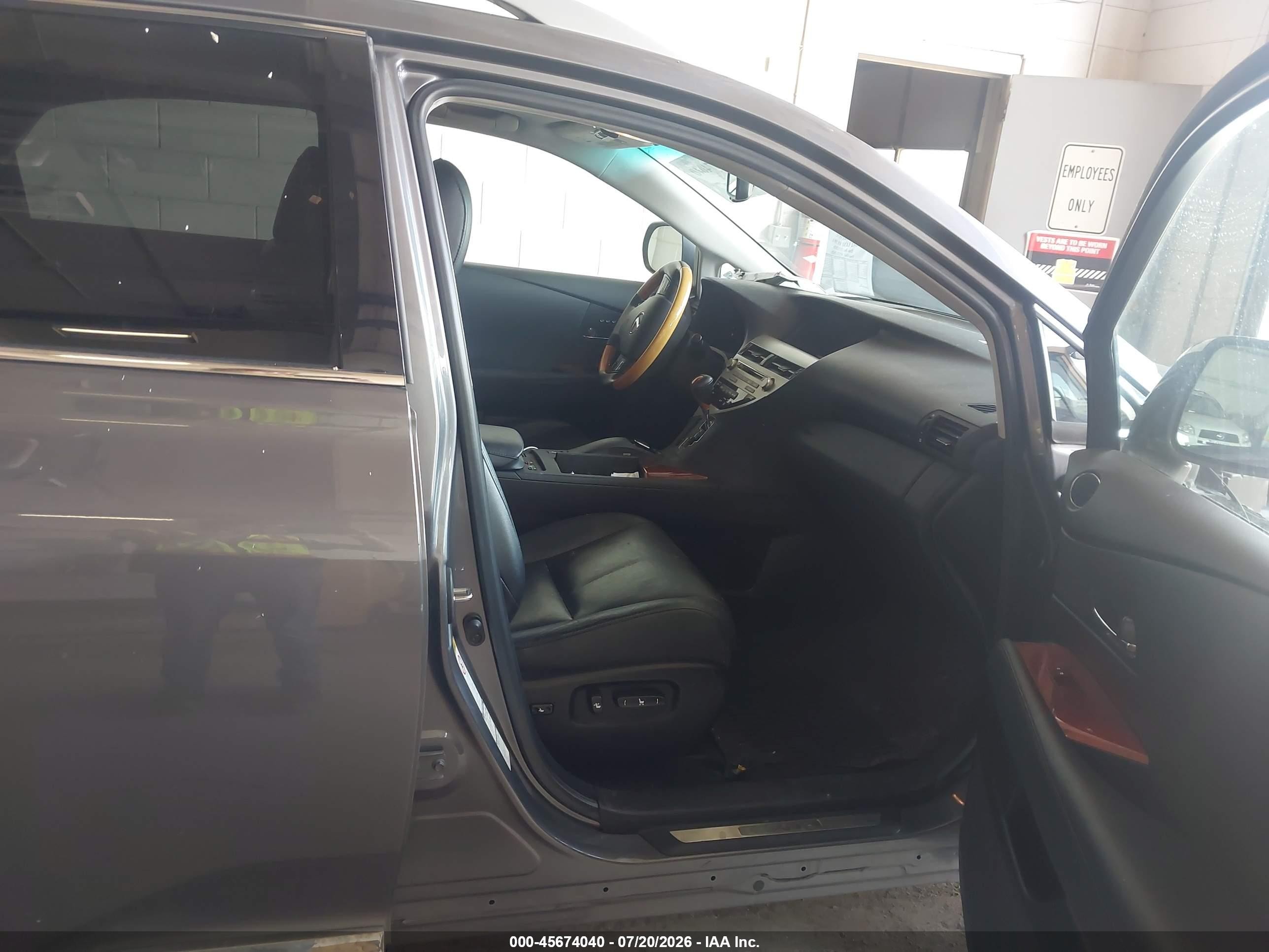 2012 Lexus Rx 350   Gray vin: 2T2BK1BA9CC135224