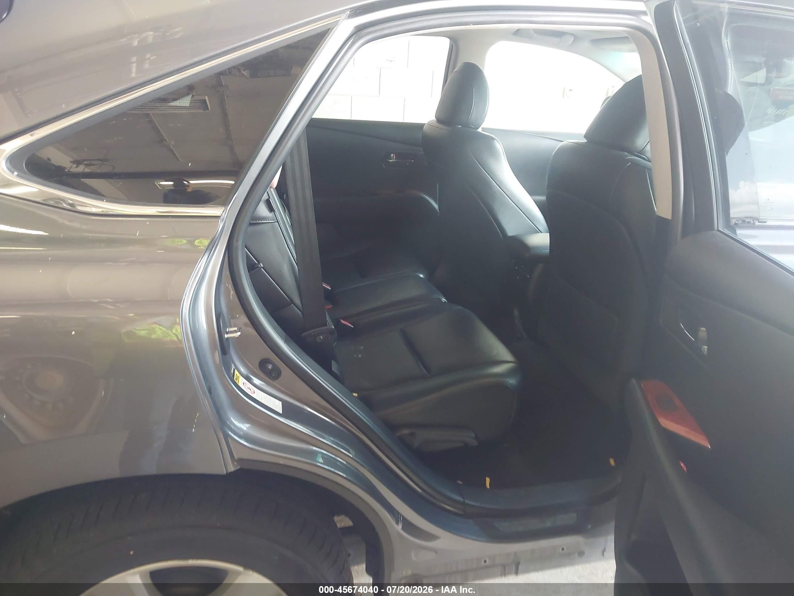 2012 Lexus Rx 350   Gray vin: 2T2BK1BA9CC135224