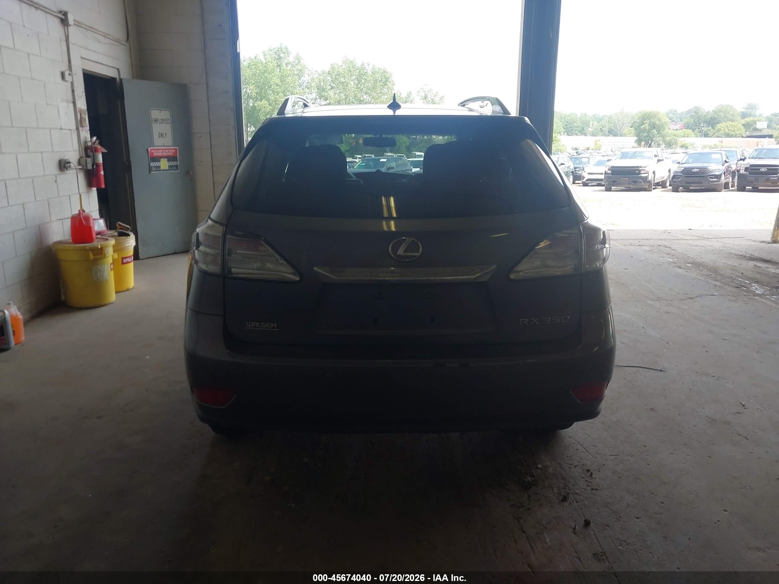 2012 Lexus Rx 350   Gray vin: 2T2BK1BA9CC135224
