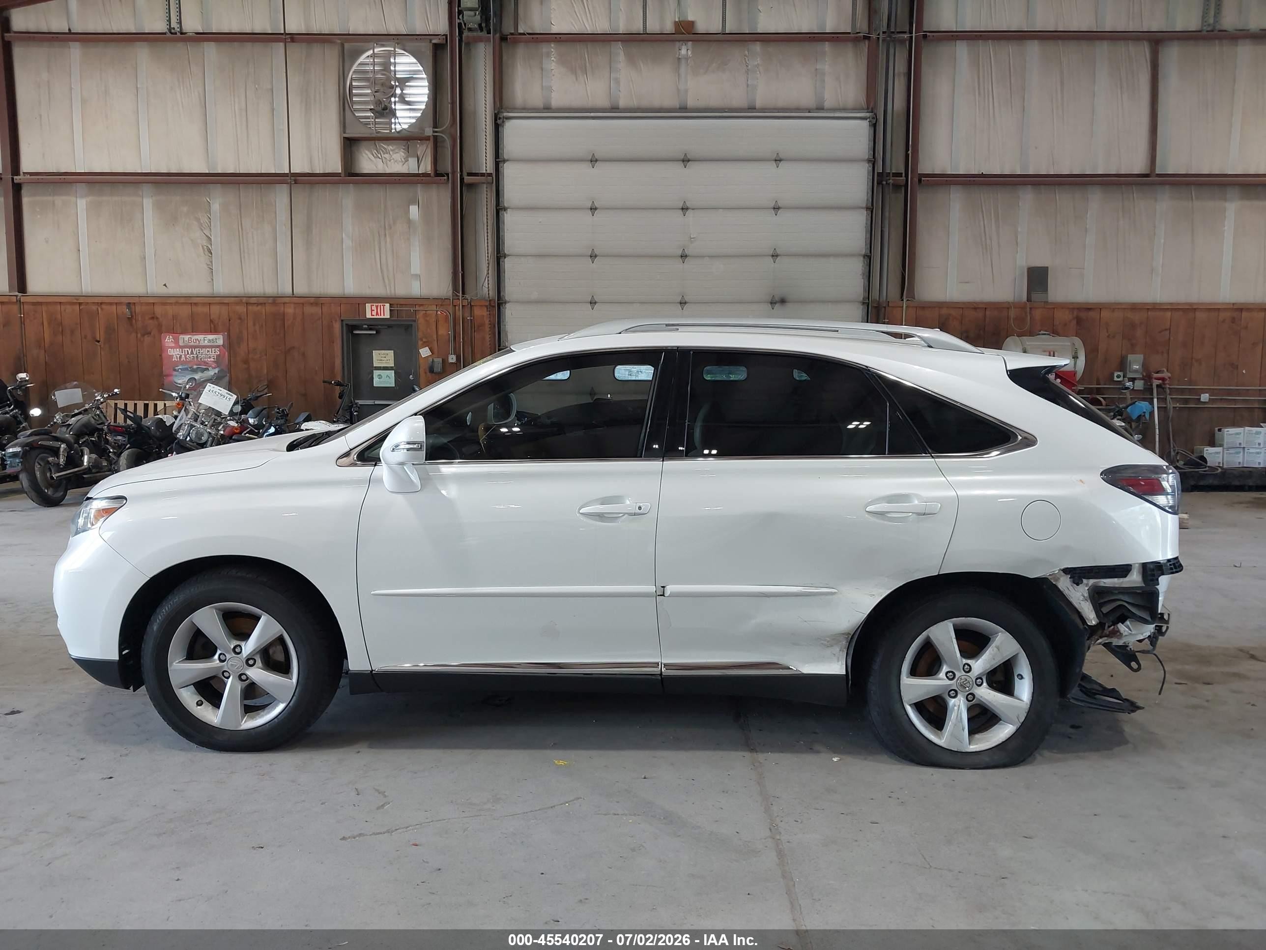 2012 Lexus Rx 350   White vin: 2T2BK1BA9CC142500