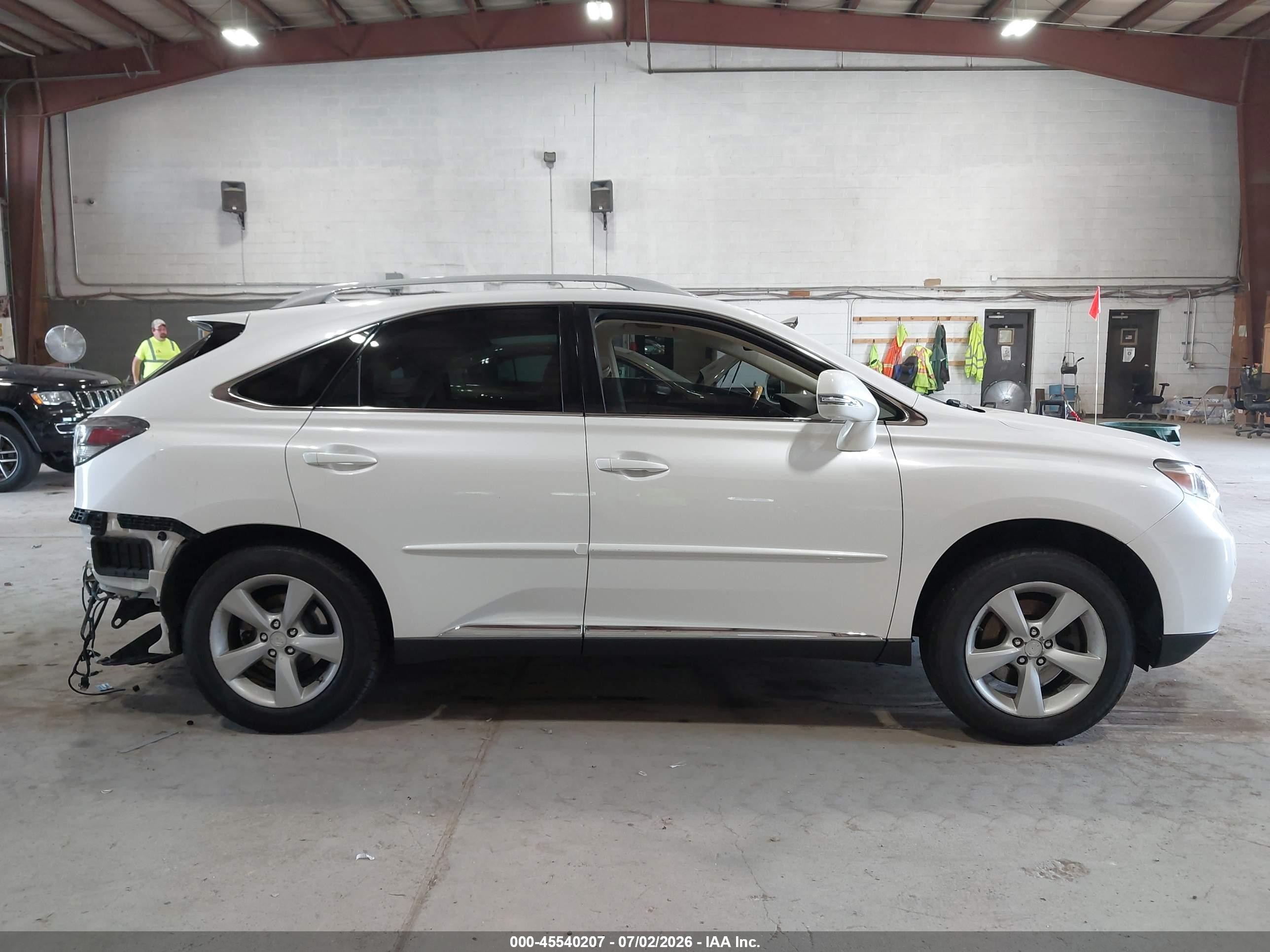 2012 Lexus Rx 350   White vin: 2T2BK1BA9CC142500