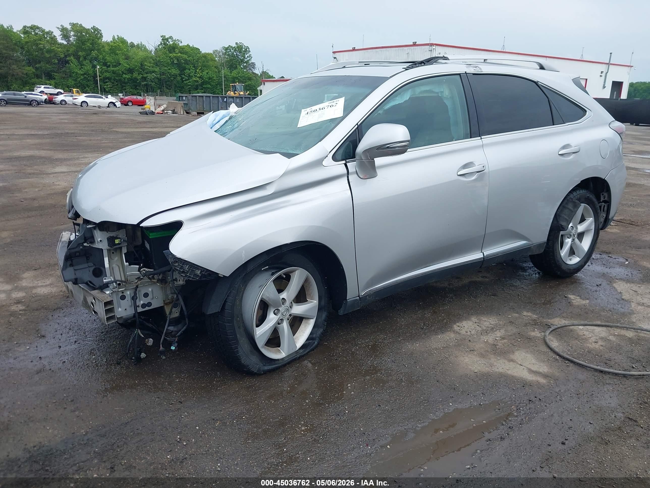 2012 Lexus Rx 350   Silver vin: 2T2BK1BA9CC143193