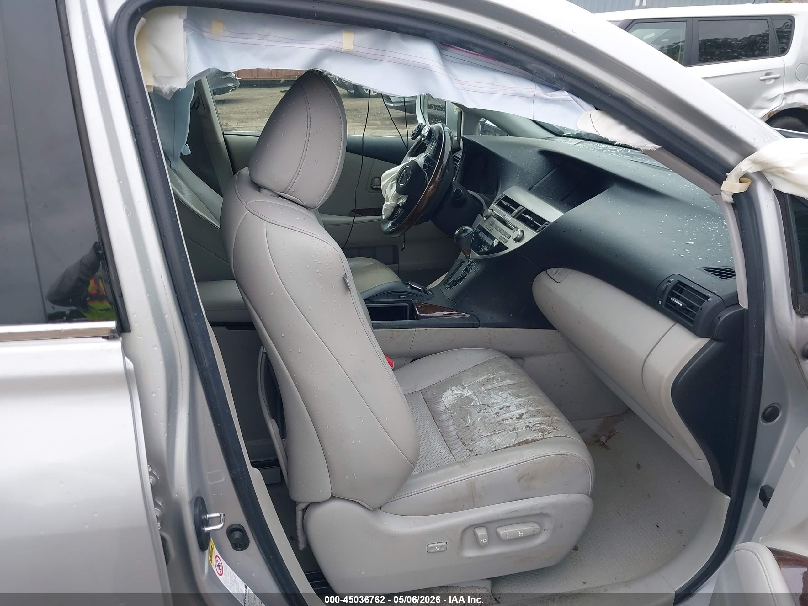 2012 Lexus Rx 350   Silver vin: 2T2BK1BA9CC143193