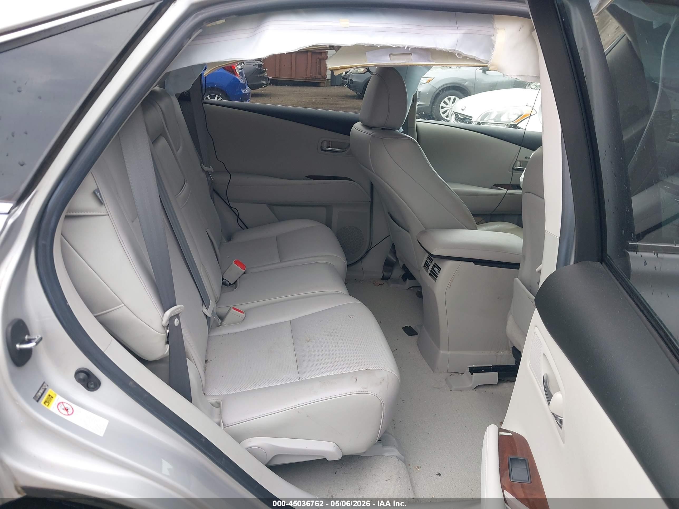 2012 Lexus Rx 350   Silver vin: 2T2BK1BA9CC143193