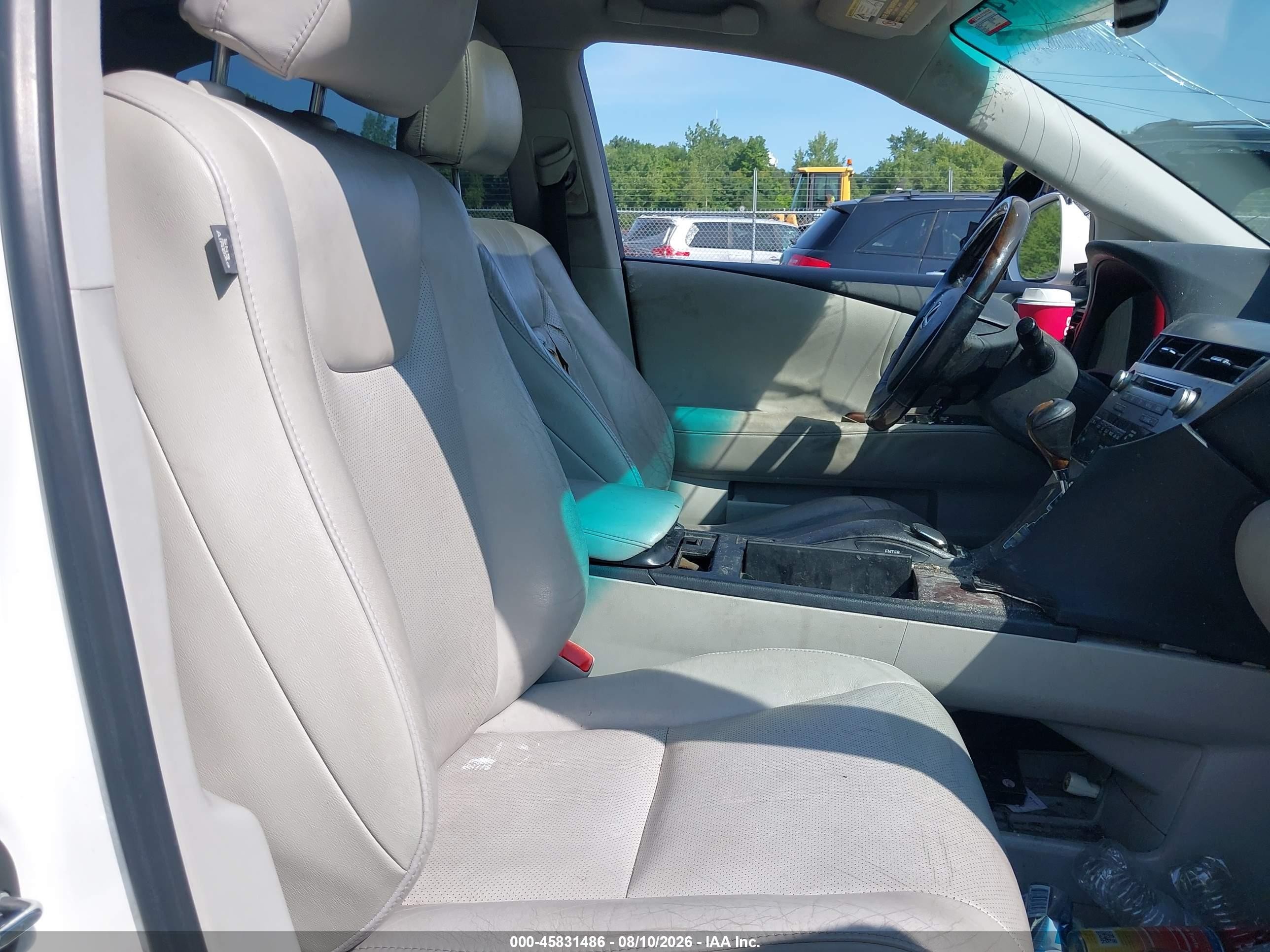 2012 Lexus Rx 350 White vin: 2T2BK1BA9CC148958