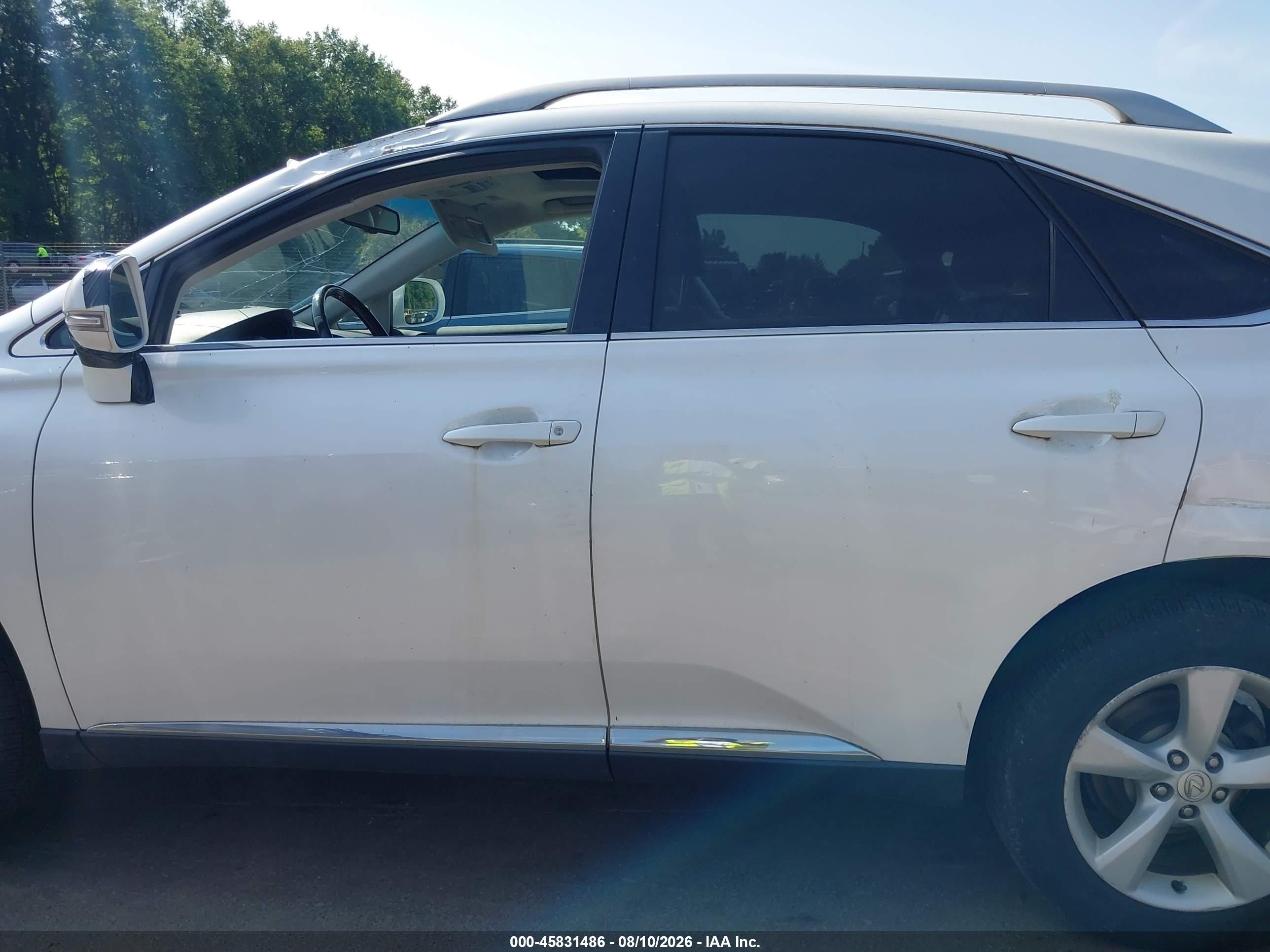 2012 Lexus Rx 350 White vin: 2T2BK1BA9CC148958