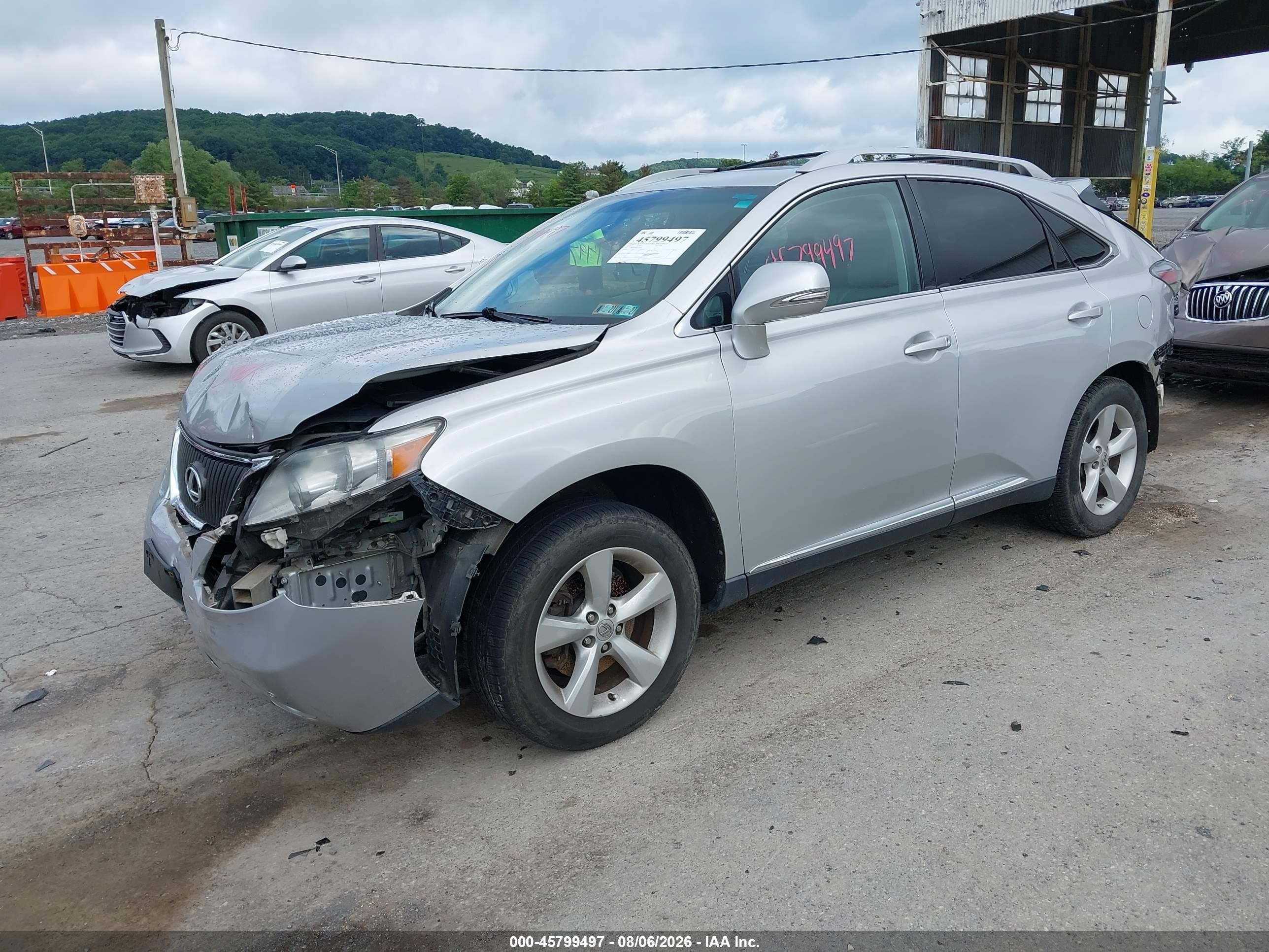 2012 Lexus Rx 350   Silver vin: 2T2BK1BA9CC149432