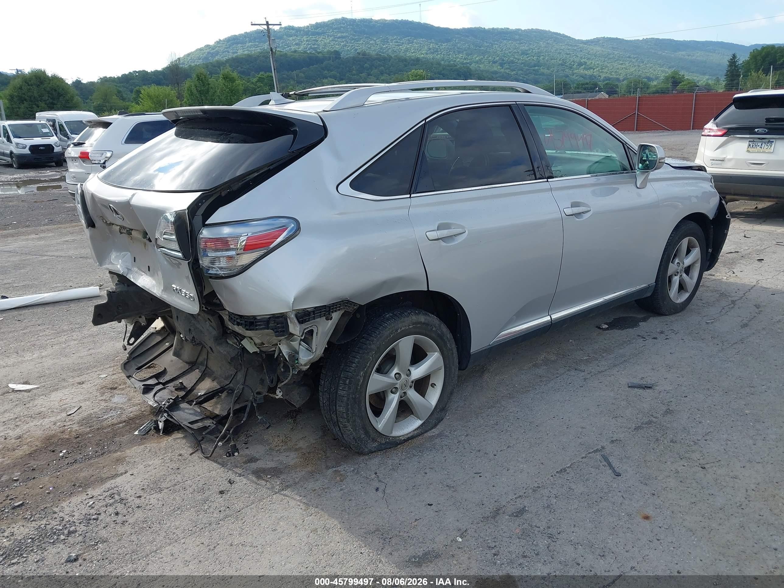 2012 Lexus Rx 350   Silver vin: 2T2BK1BA9CC149432