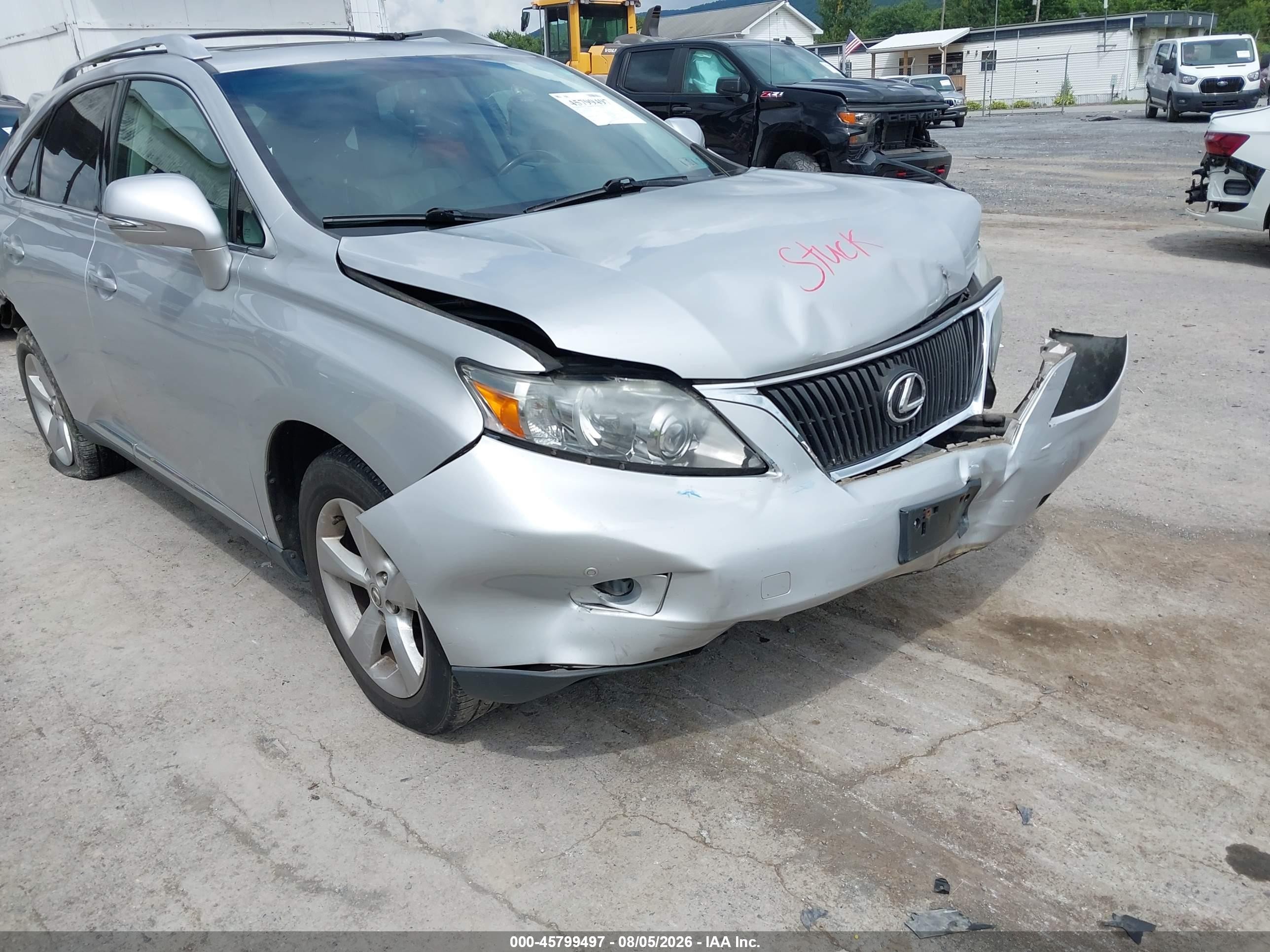2012 Lexus Rx 350   Silver vin: 2T2BK1BA9CC149432