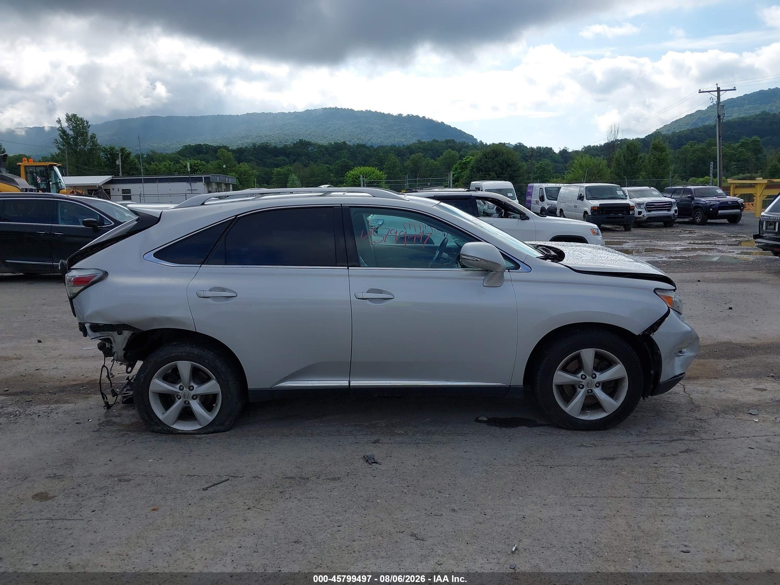 2012 Lexus Rx 350   Silver vin: 2T2BK1BA9CC149432