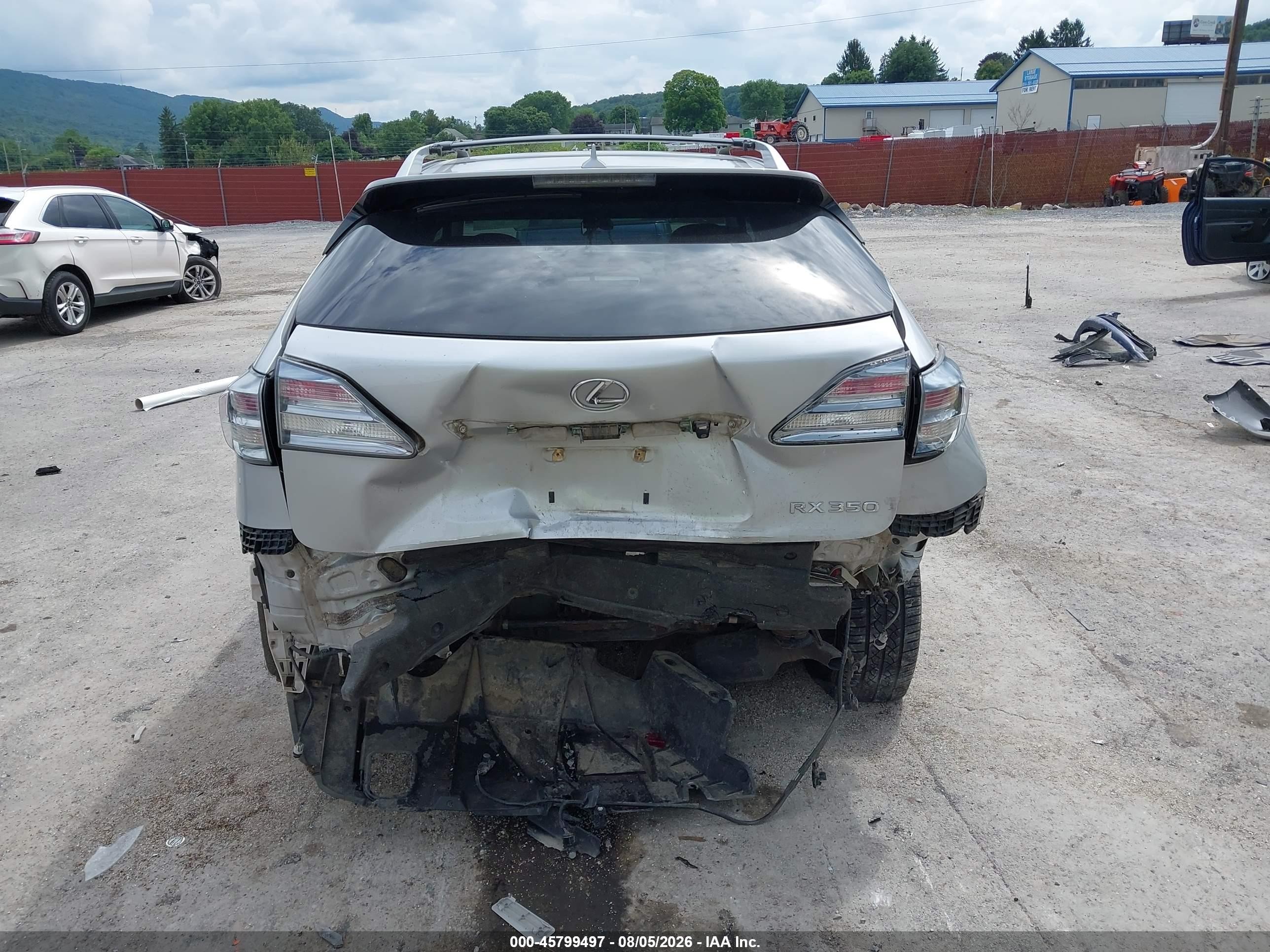 2012 Lexus Rx 350   Silver vin: 2T2BK1BA9CC149432