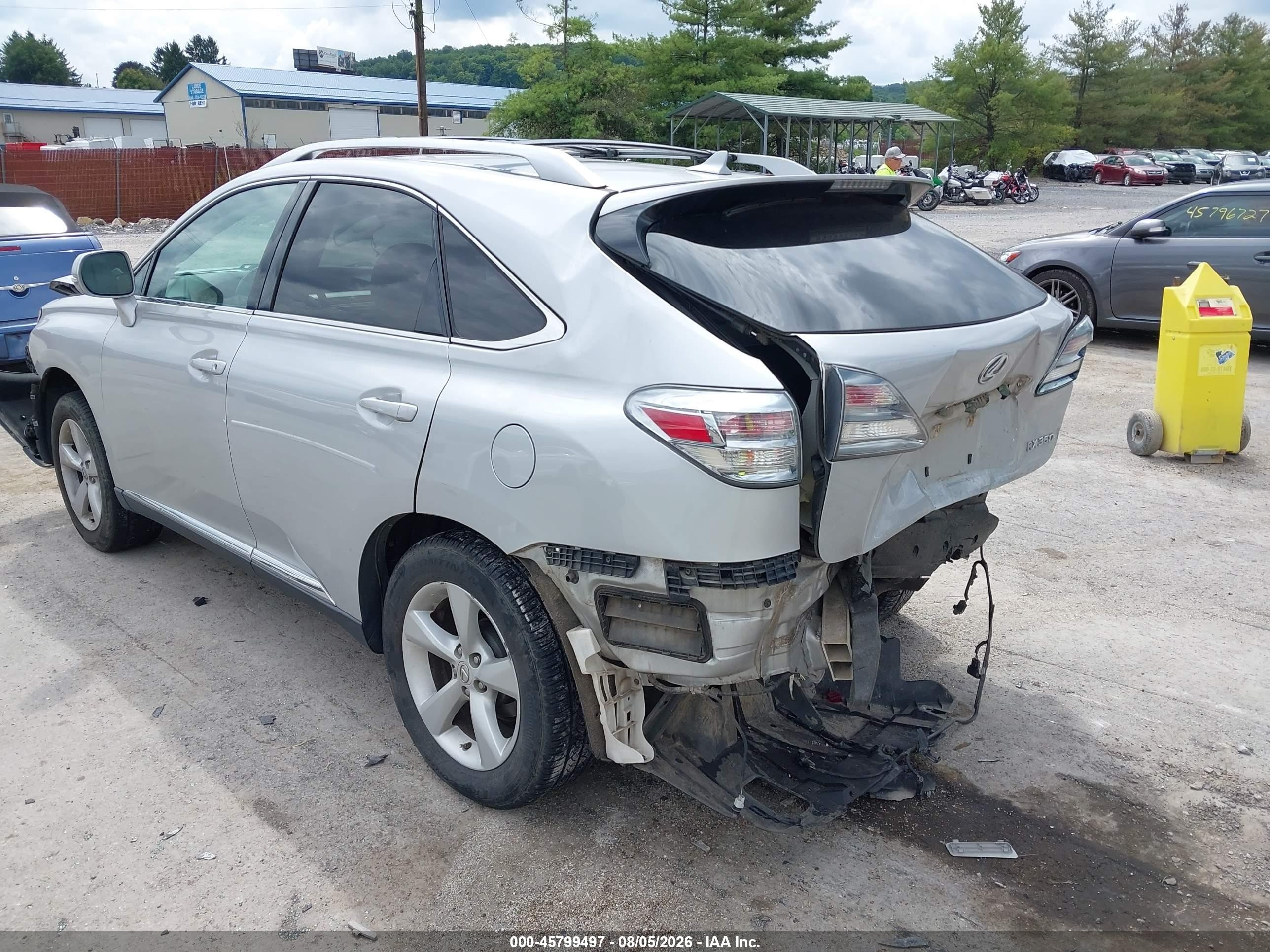 2012 Lexus Rx 350   Silver vin: 2T2BK1BA9CC149432