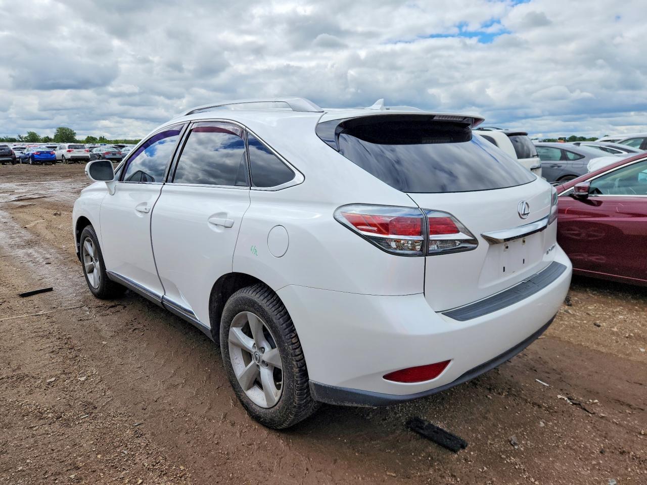 2013 Lexus Rx 350 Base White vin: 2T2BK1BA9DC158472