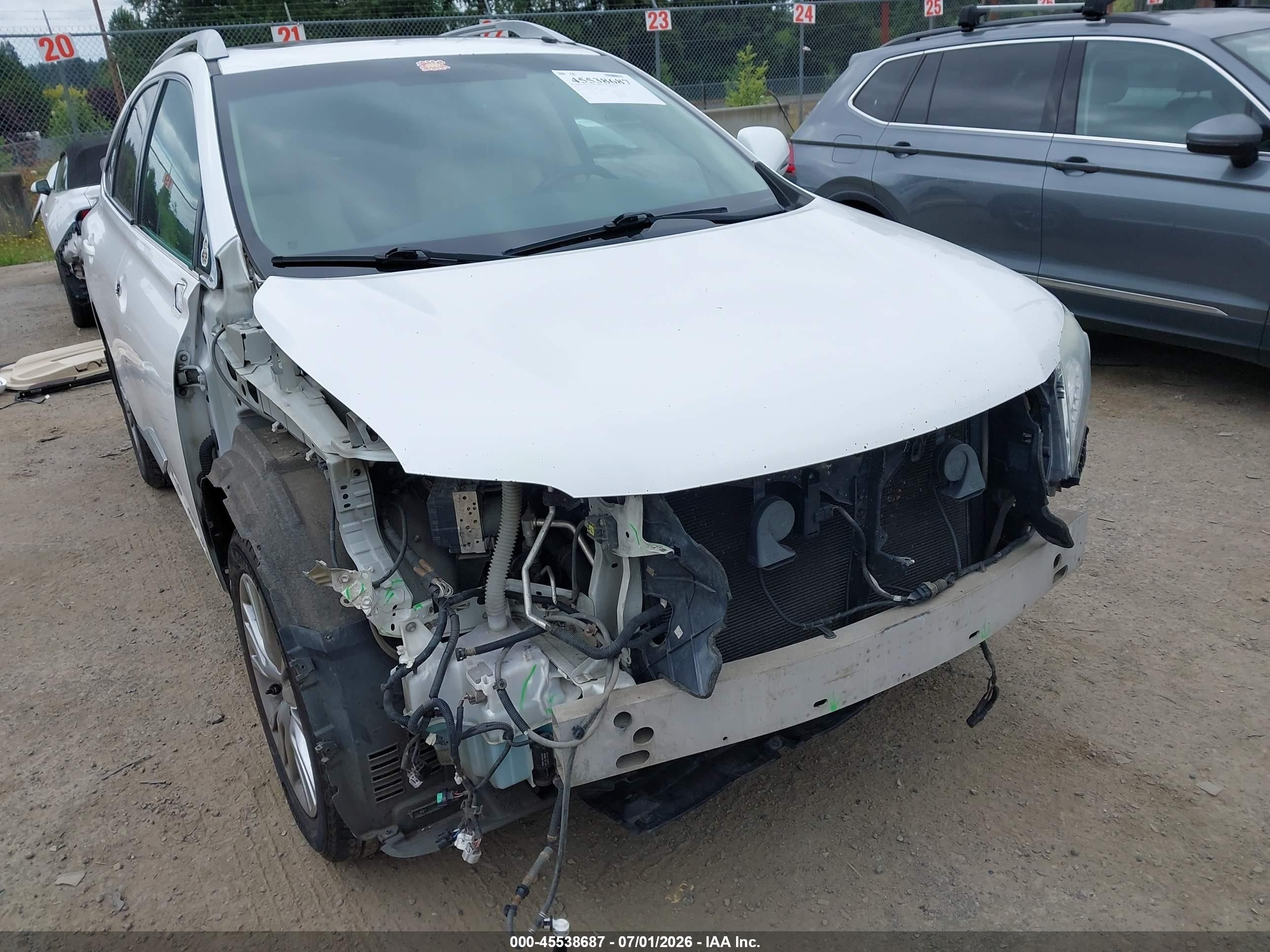2013 Lexus Rx 350 F Sport White vin: 2T2BK1BA9DC164420