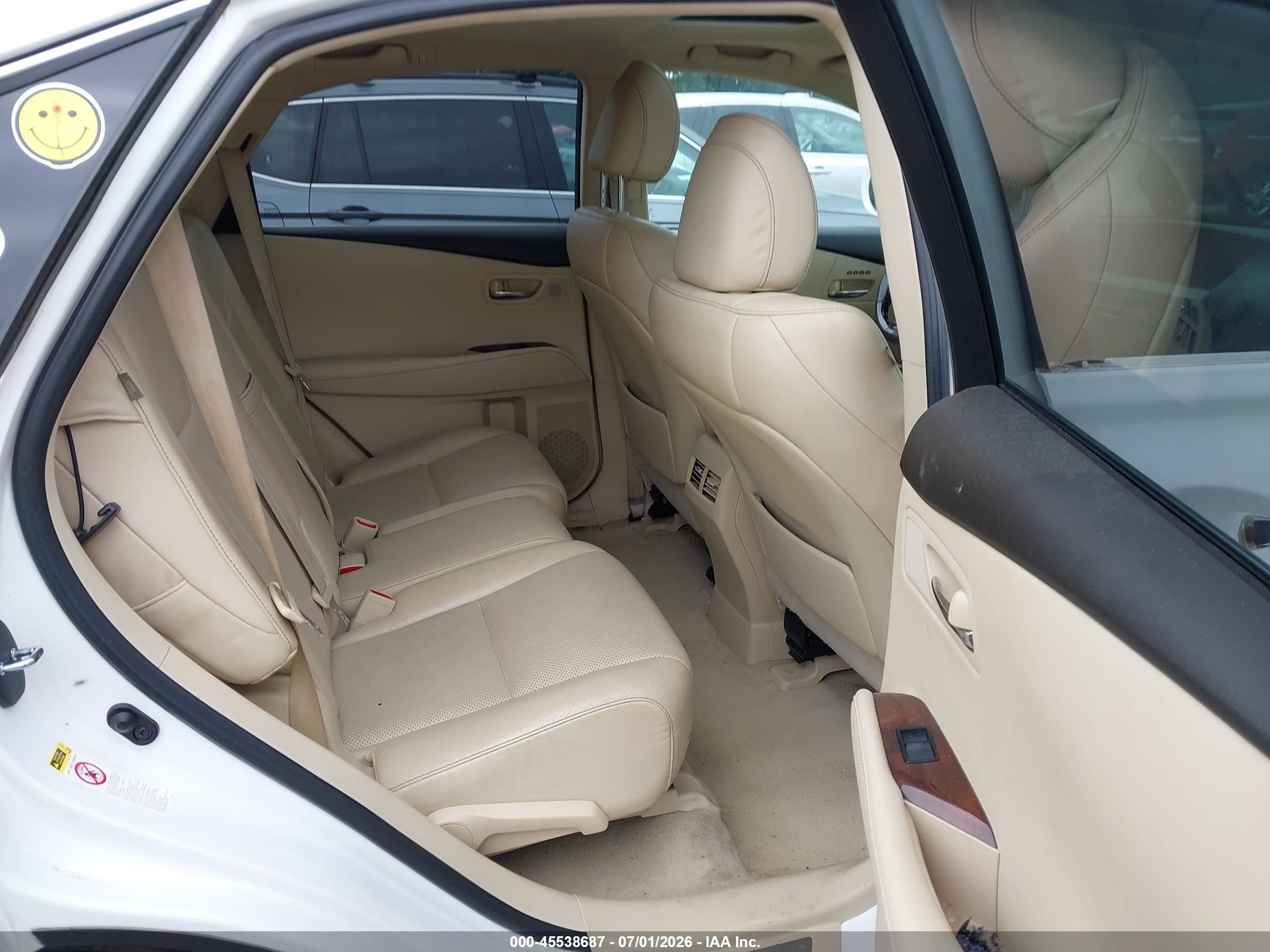 2013 Lexus Rx 350 F Sport White vin: 2T2BK1BA9DC164420