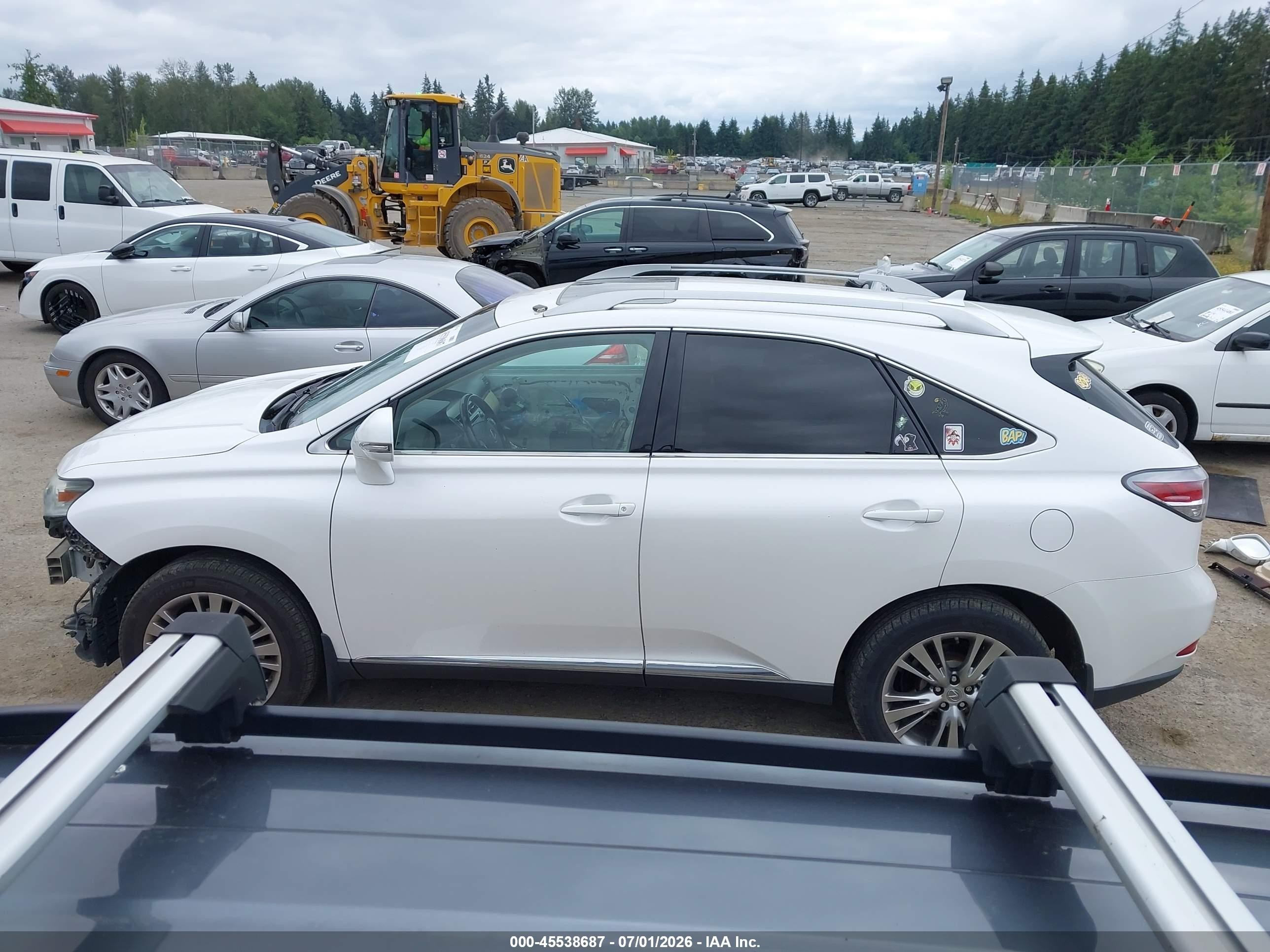 2013 Lexus Rx 350 F Sport White vin: 2T2BK1BA9DC164420