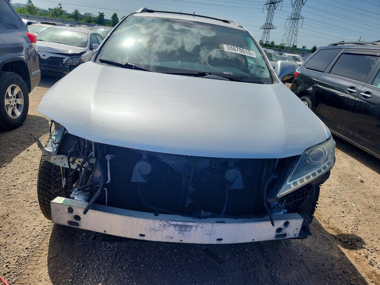 2013 Lexus Rx 350 Base Silver vin: 2T2BK1BA9DC177605