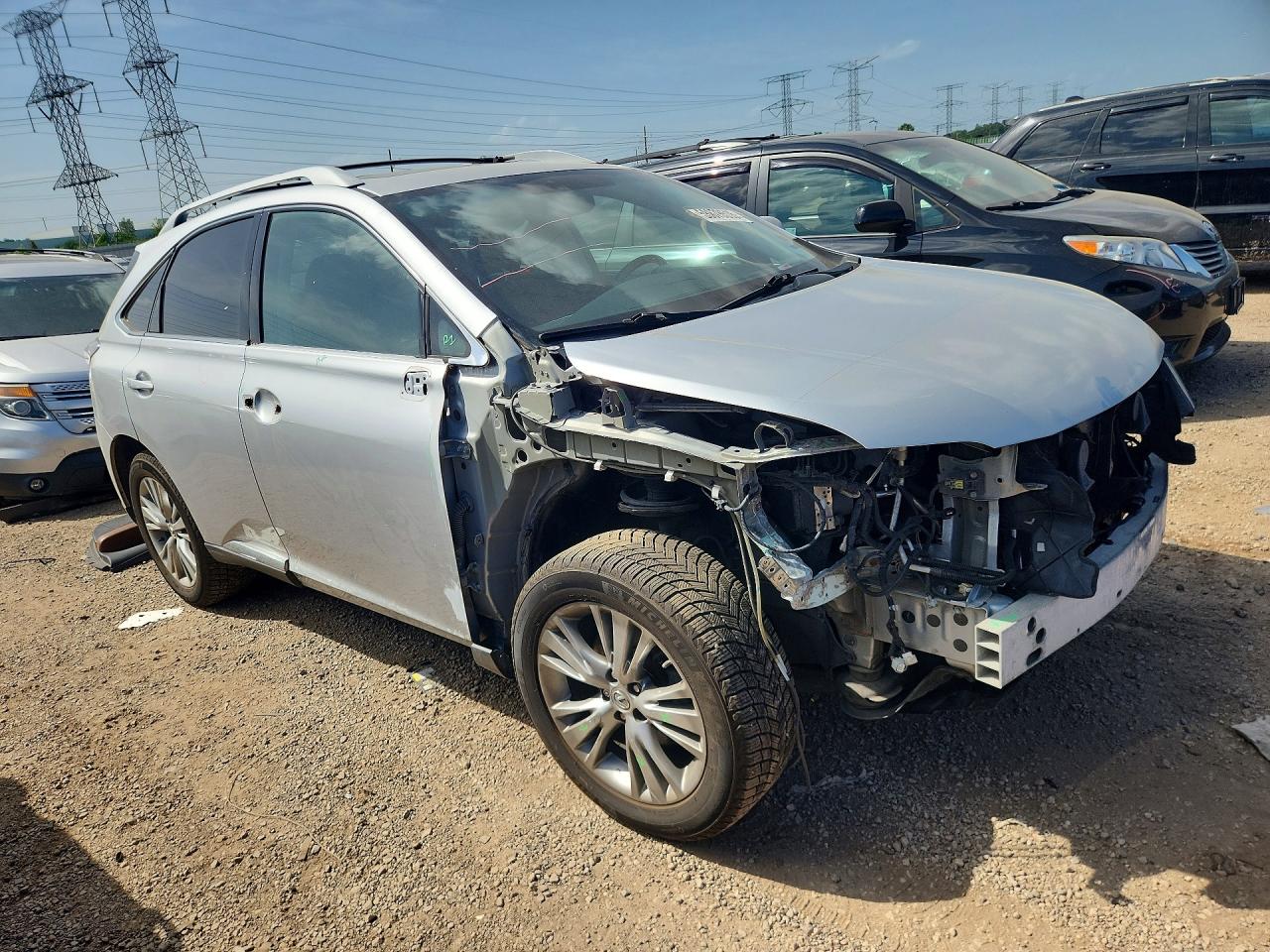 2013 Lexus Rx 350 Base Silver vin: 2T2BK1BA9DC177605