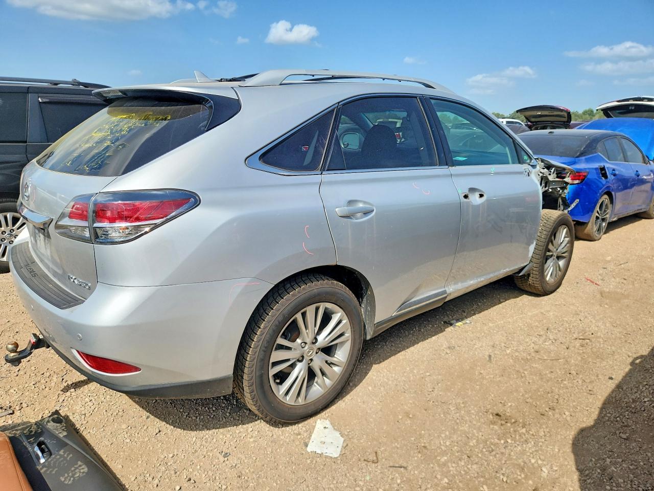 2013 Lexus Rx 350 Base Silver vin: 2T2BK1BA9DC177605
